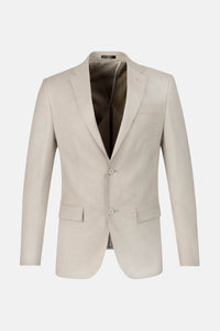 Linen-look Light Beige Blazer - 1