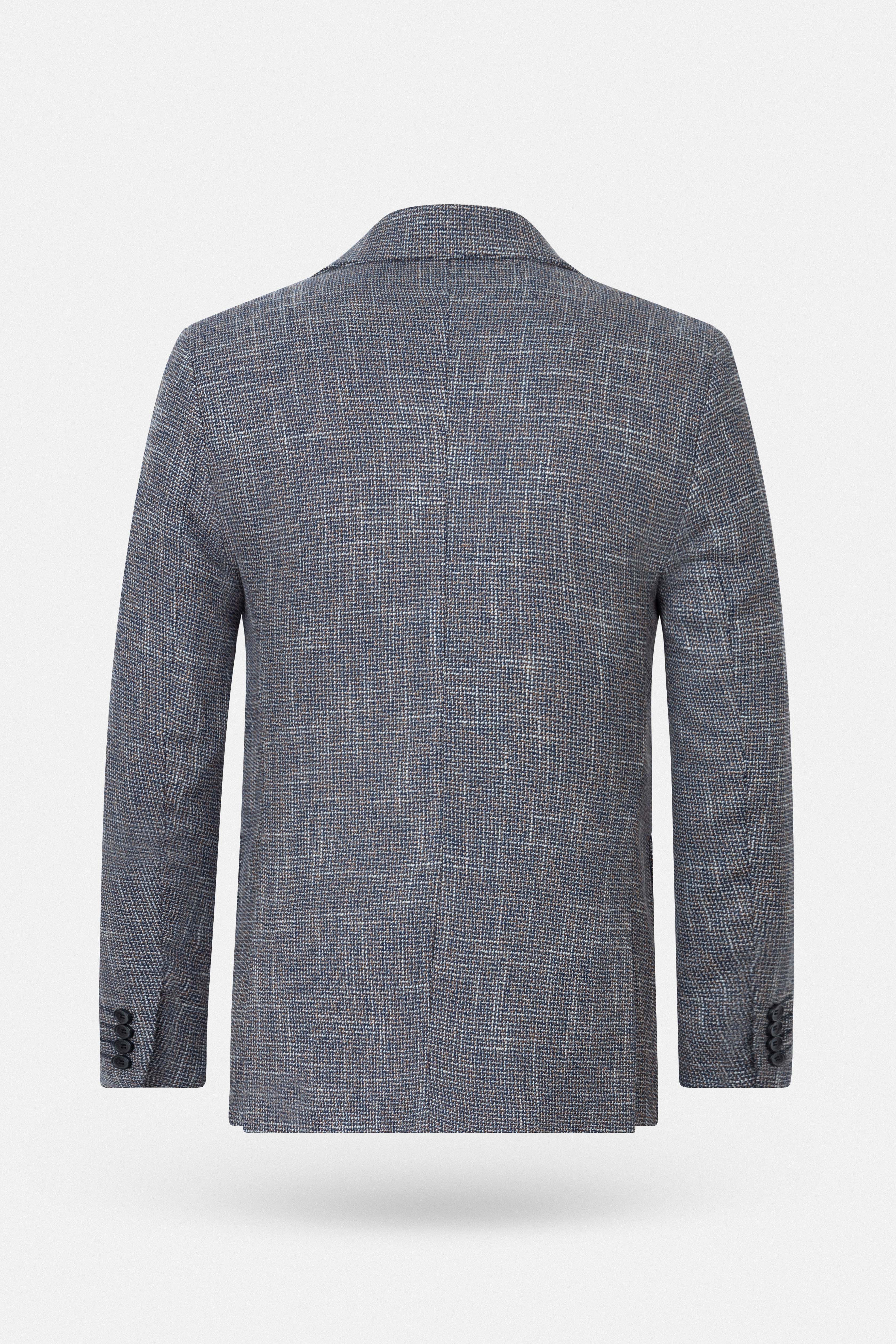 Jacquard Navy & Gray  Blazer