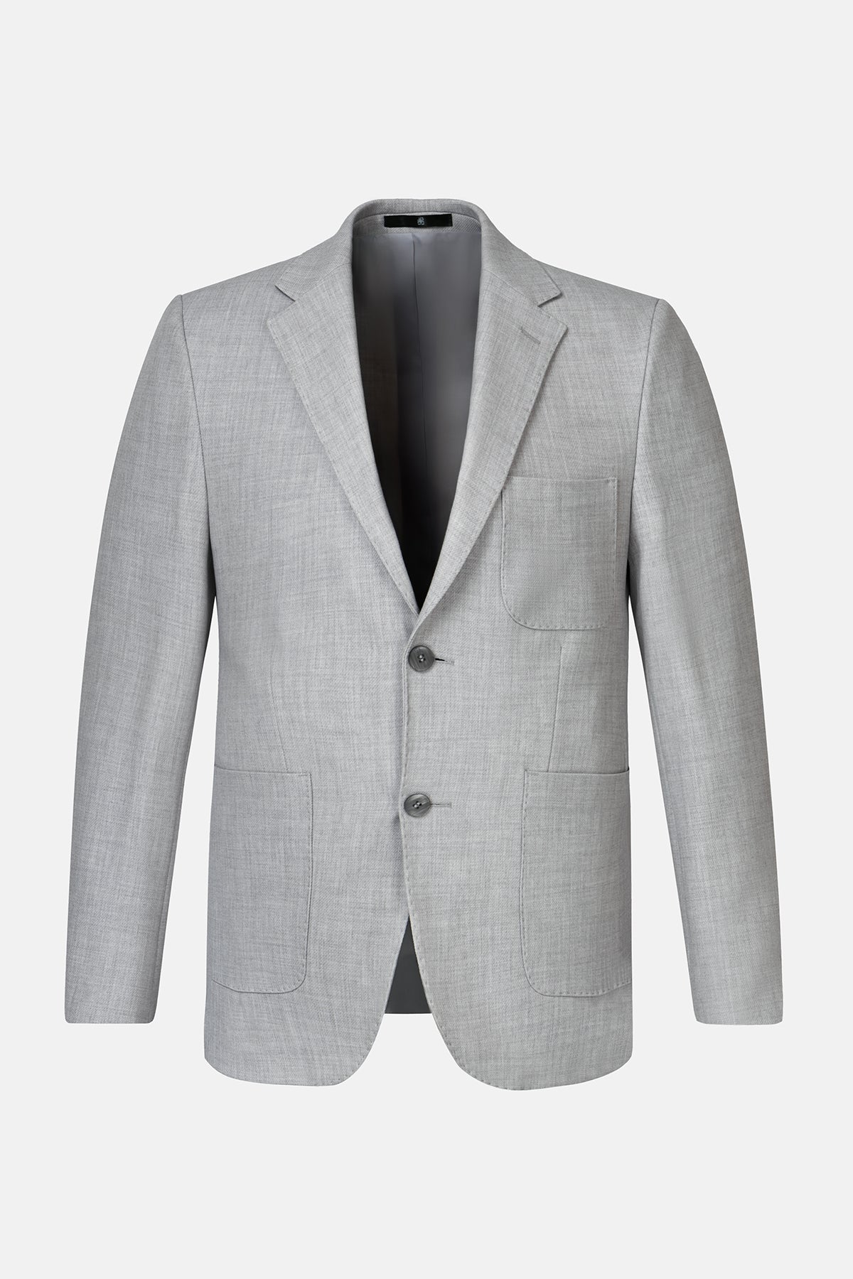 Patterned Light Gray Blazer