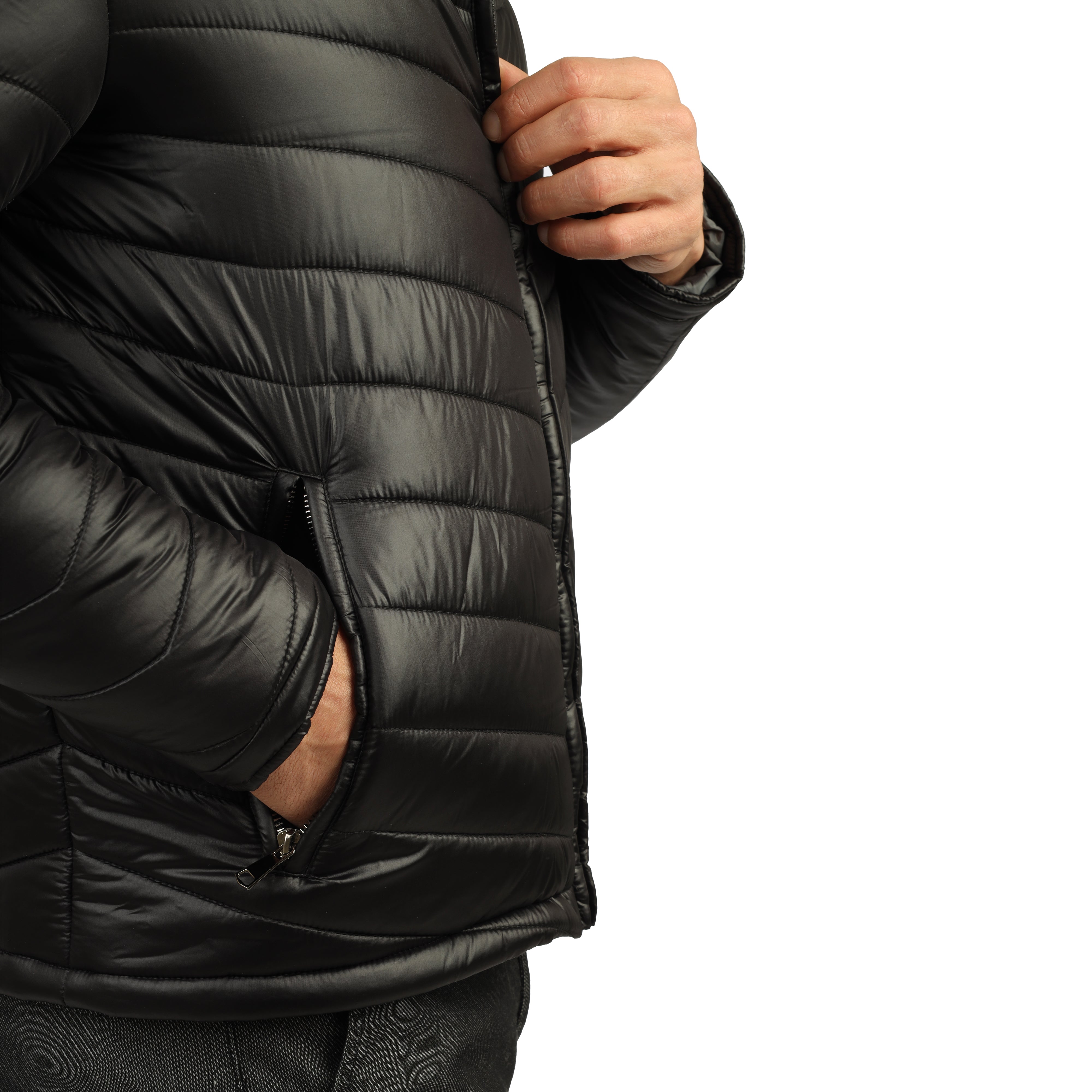 Puffer waterproof Black Sweater