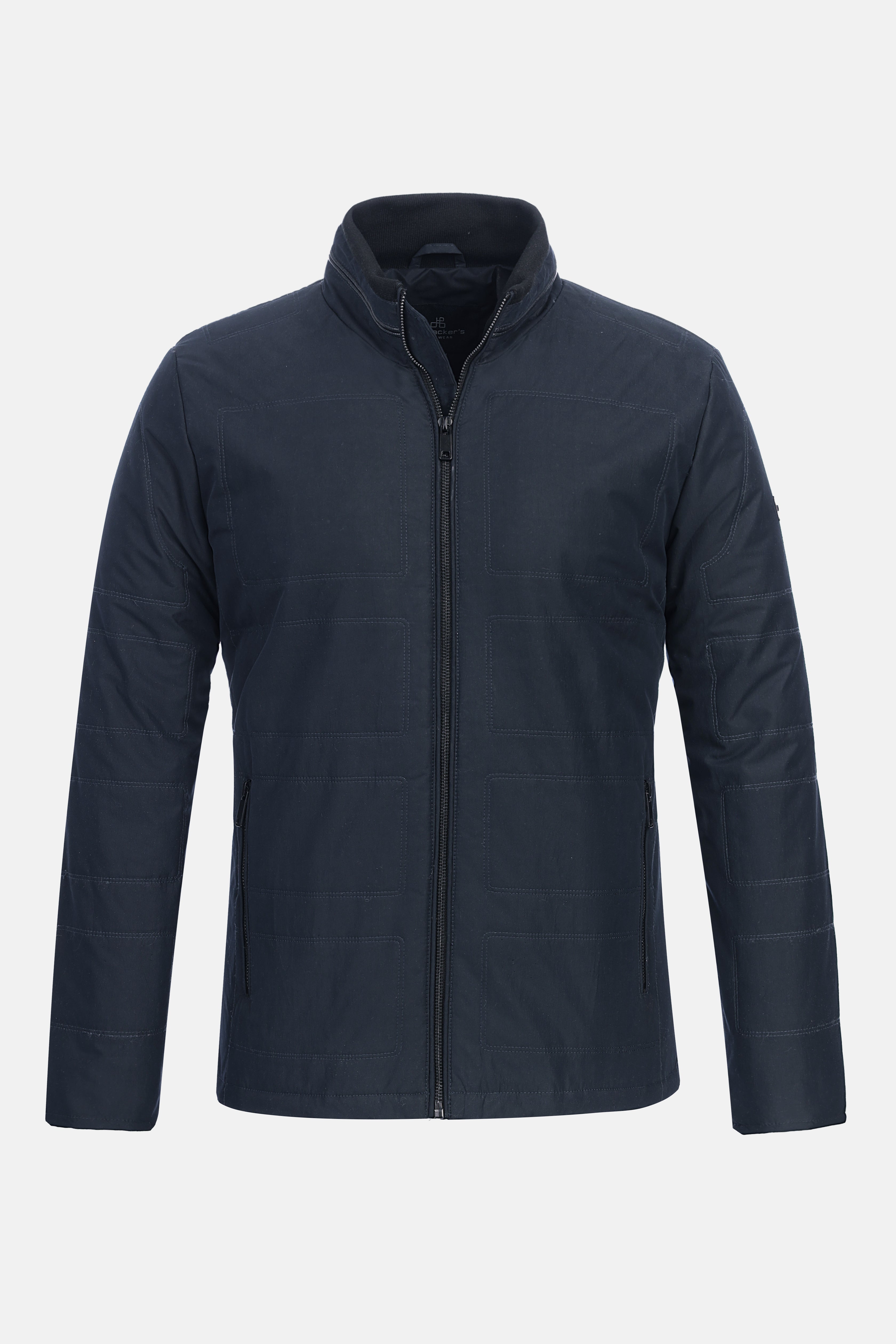 Quilted Waterproof Gunmetal Navy Sweater