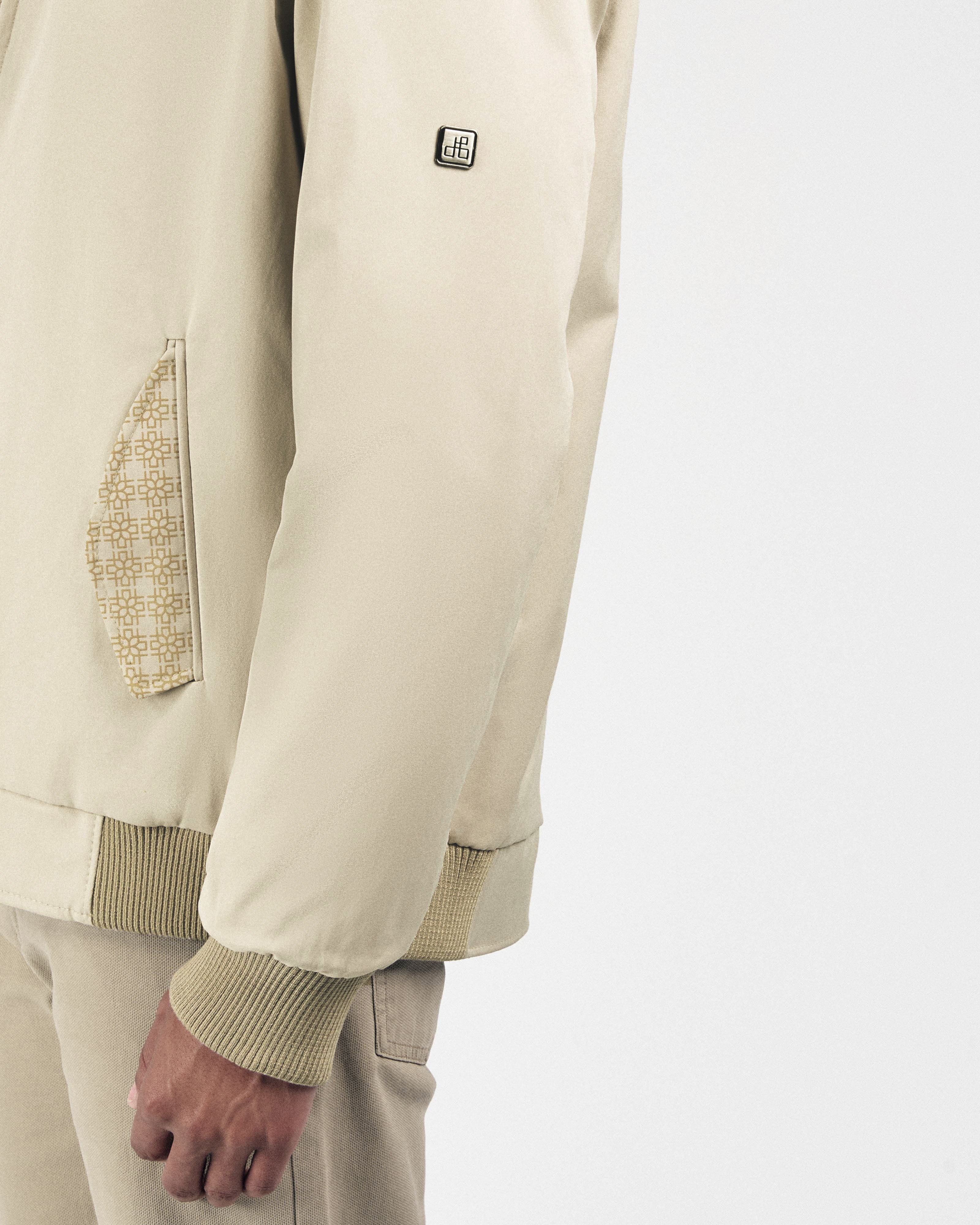 Bomber Light Beige Jacket