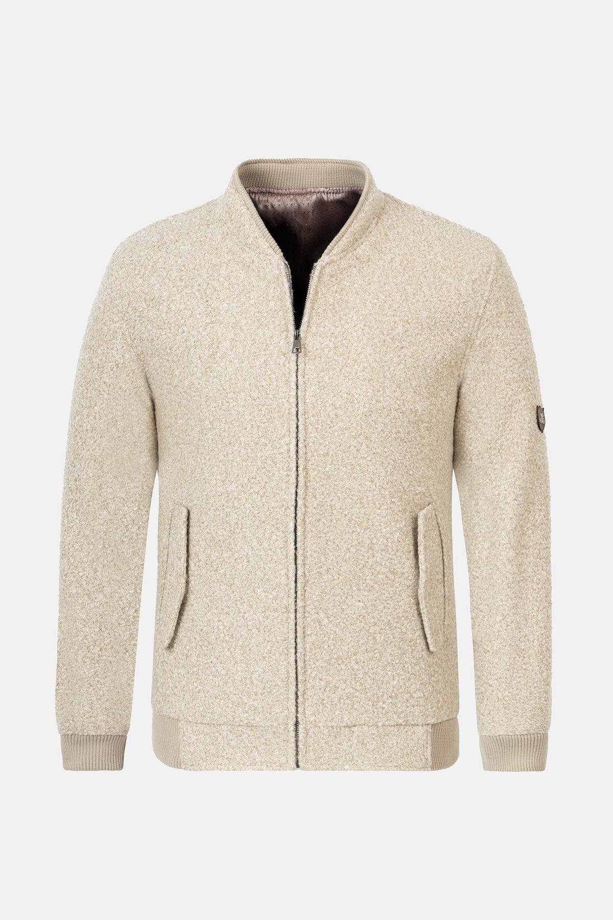 Light Beige Felt Jacket