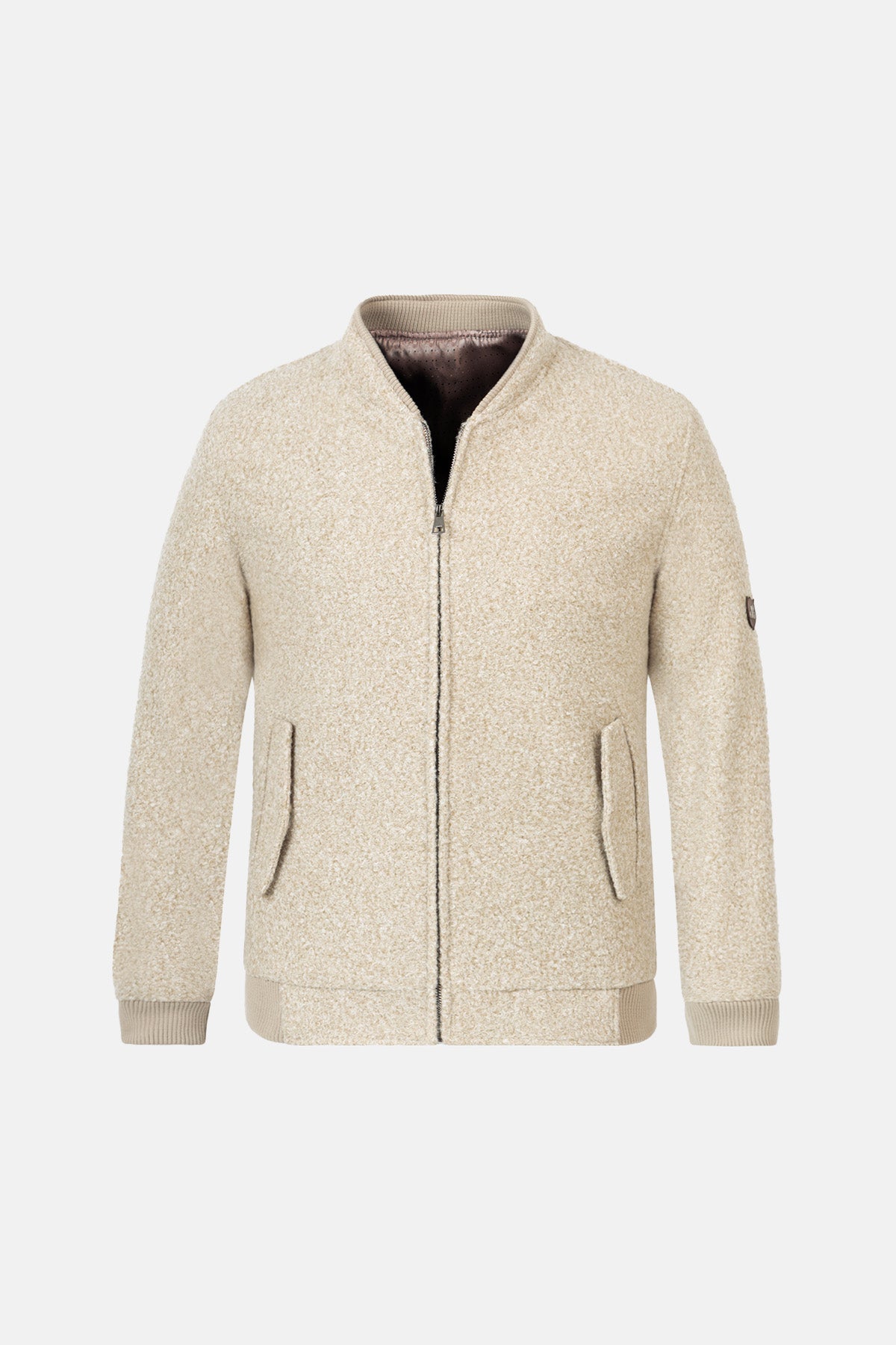 Light Beige Felt Jacket