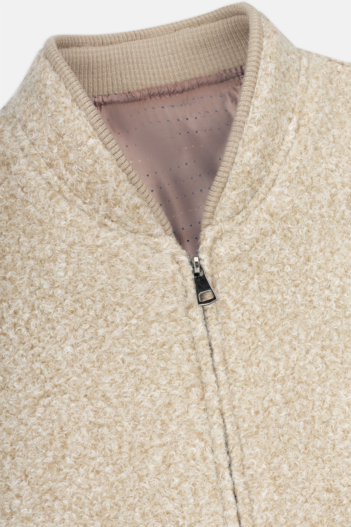 Light Beige Felt Jacket