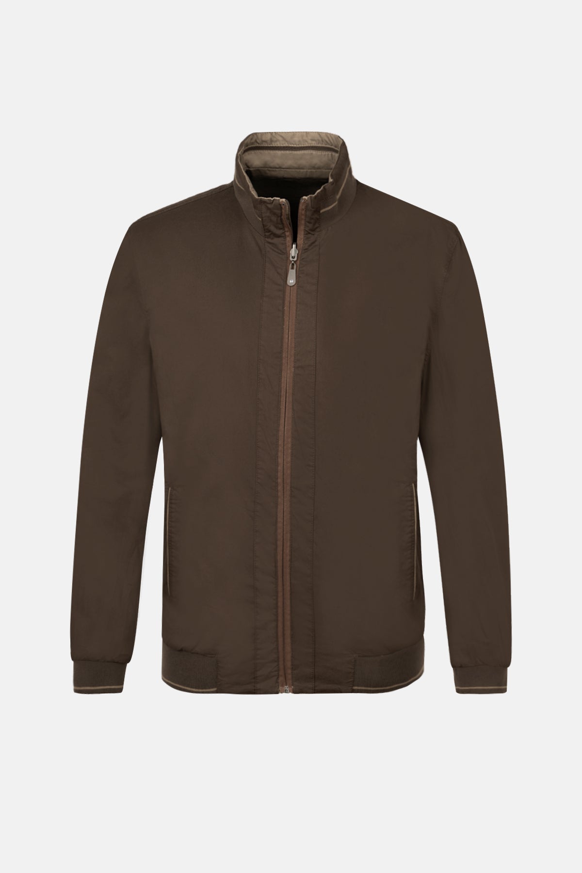 Coffee & Khaki double-face Waterproof Jacket