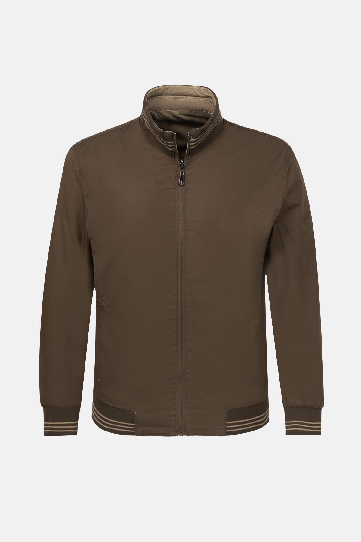 Coffee & Khaki double-face Waterproof Jacket