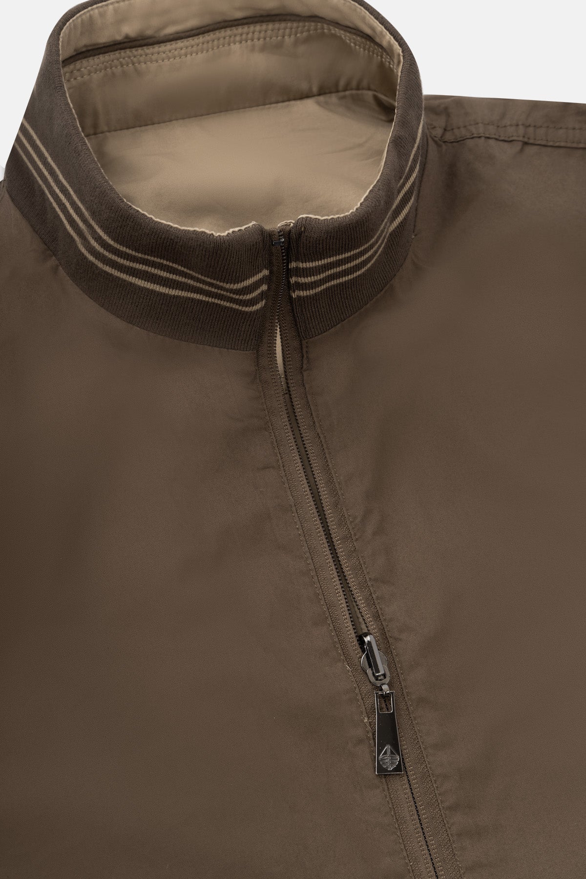 Coffee & Khaki double-face Waterproof Jacket