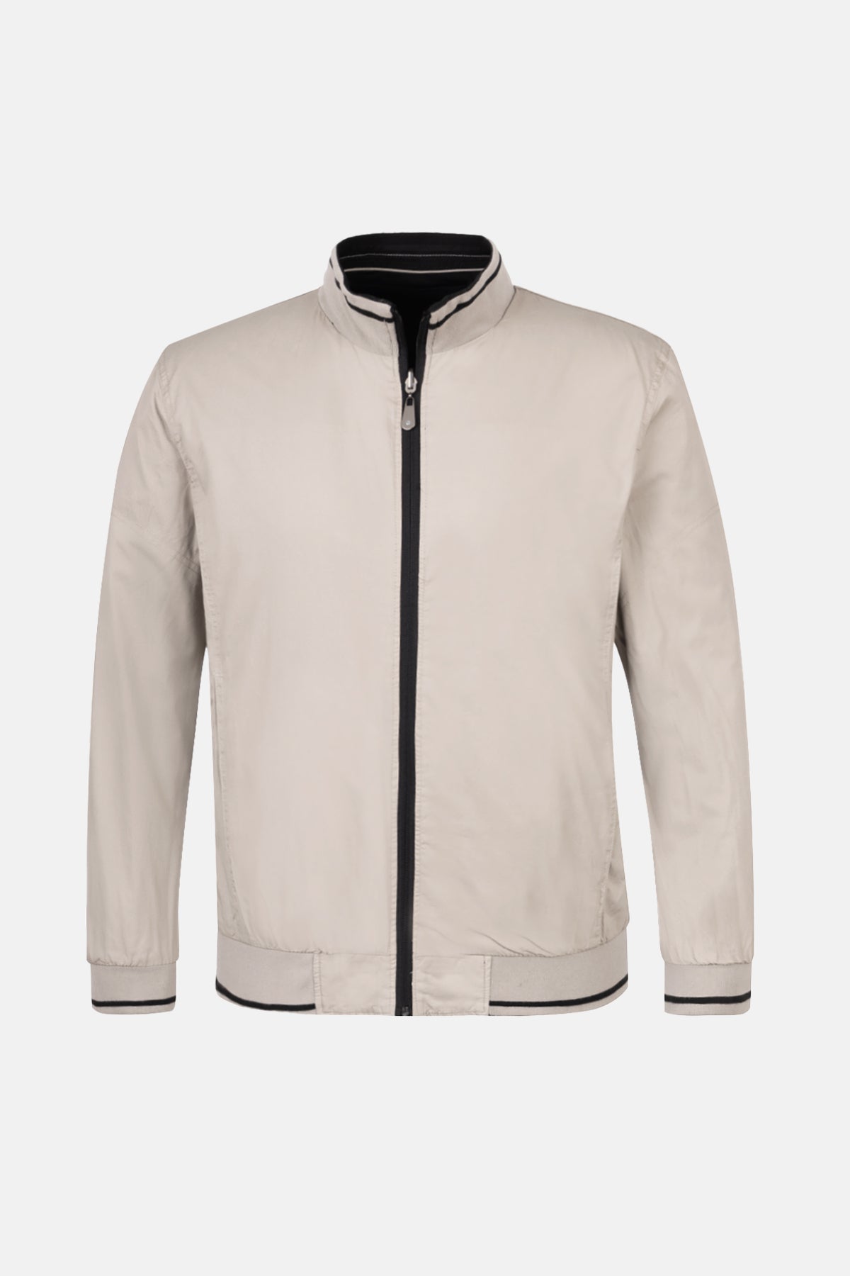 Black and Beige double-face Waterproof Jacket