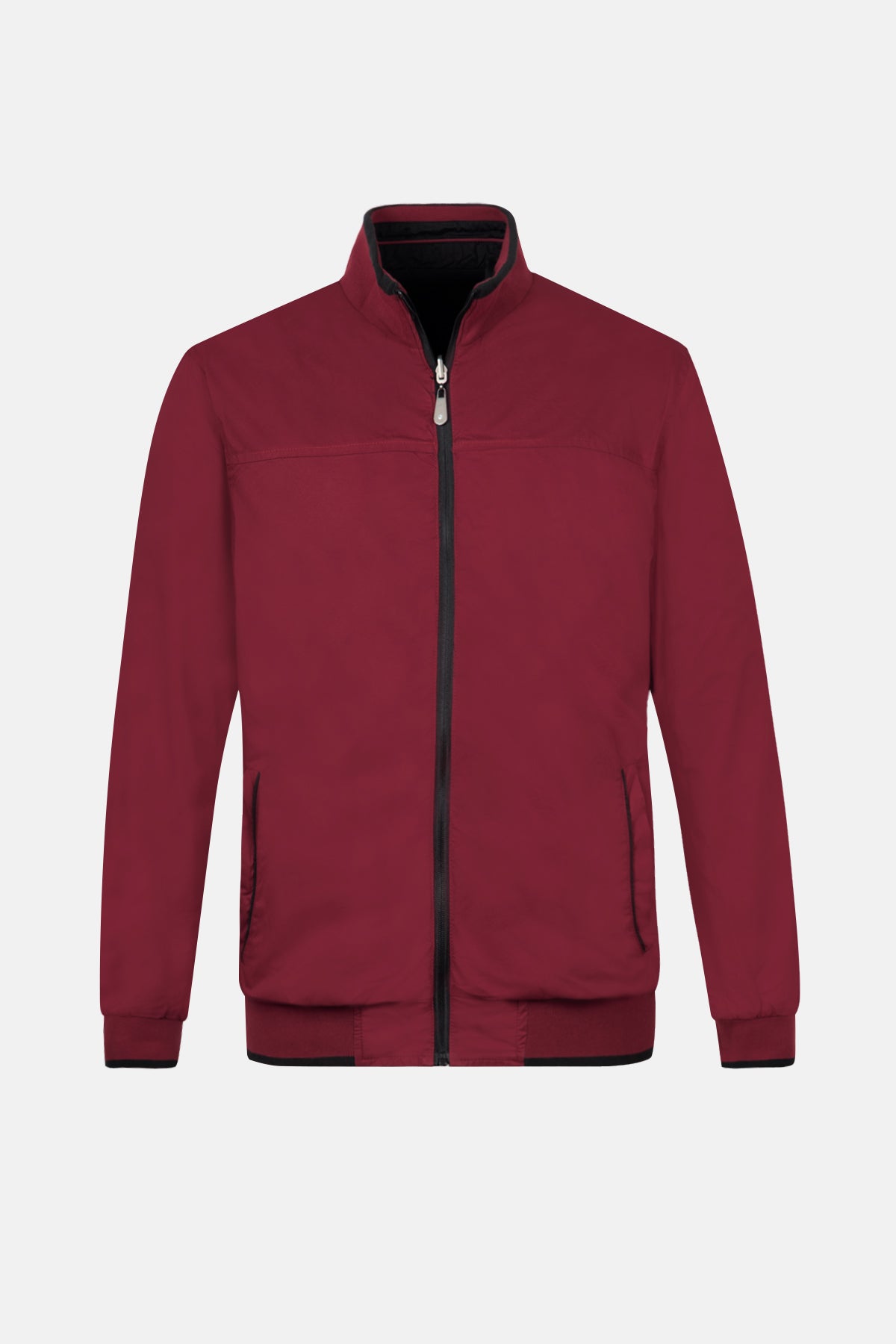 Dark Red & Black double-face Waterproof Jacket