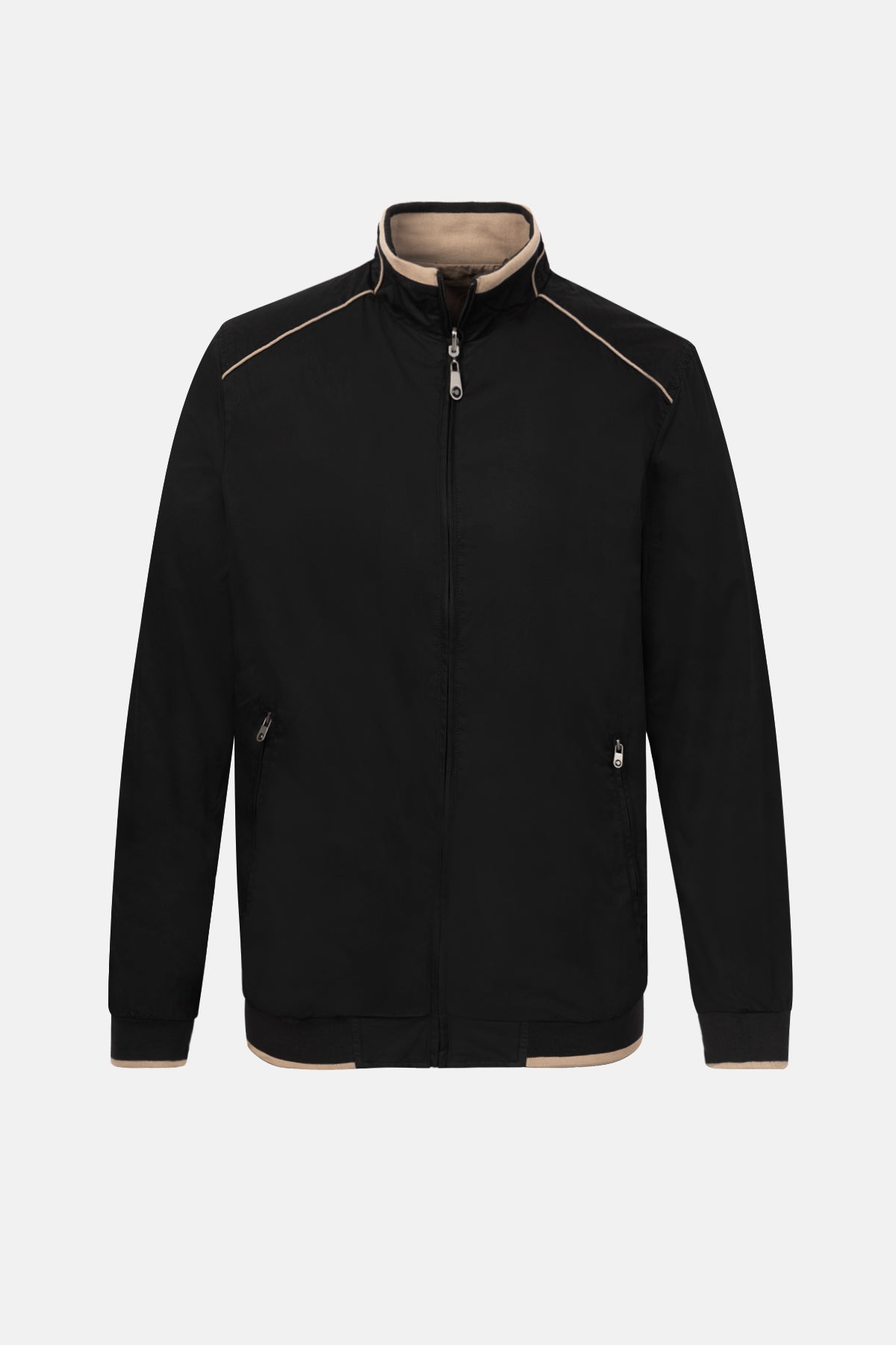 Black & Khaki double-face Waterproof Jacket