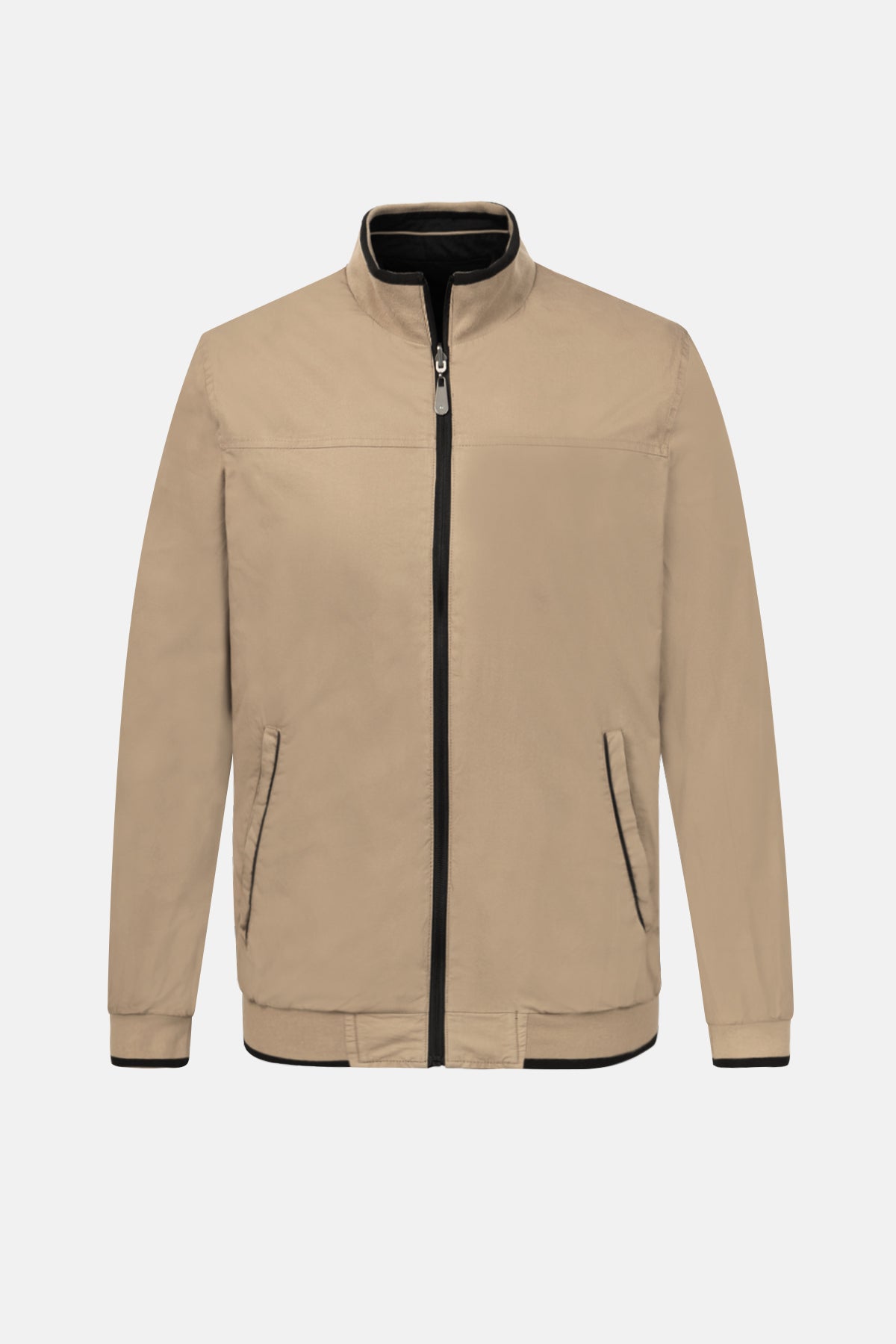 Black & Khaki double-face Waterproof Jacket