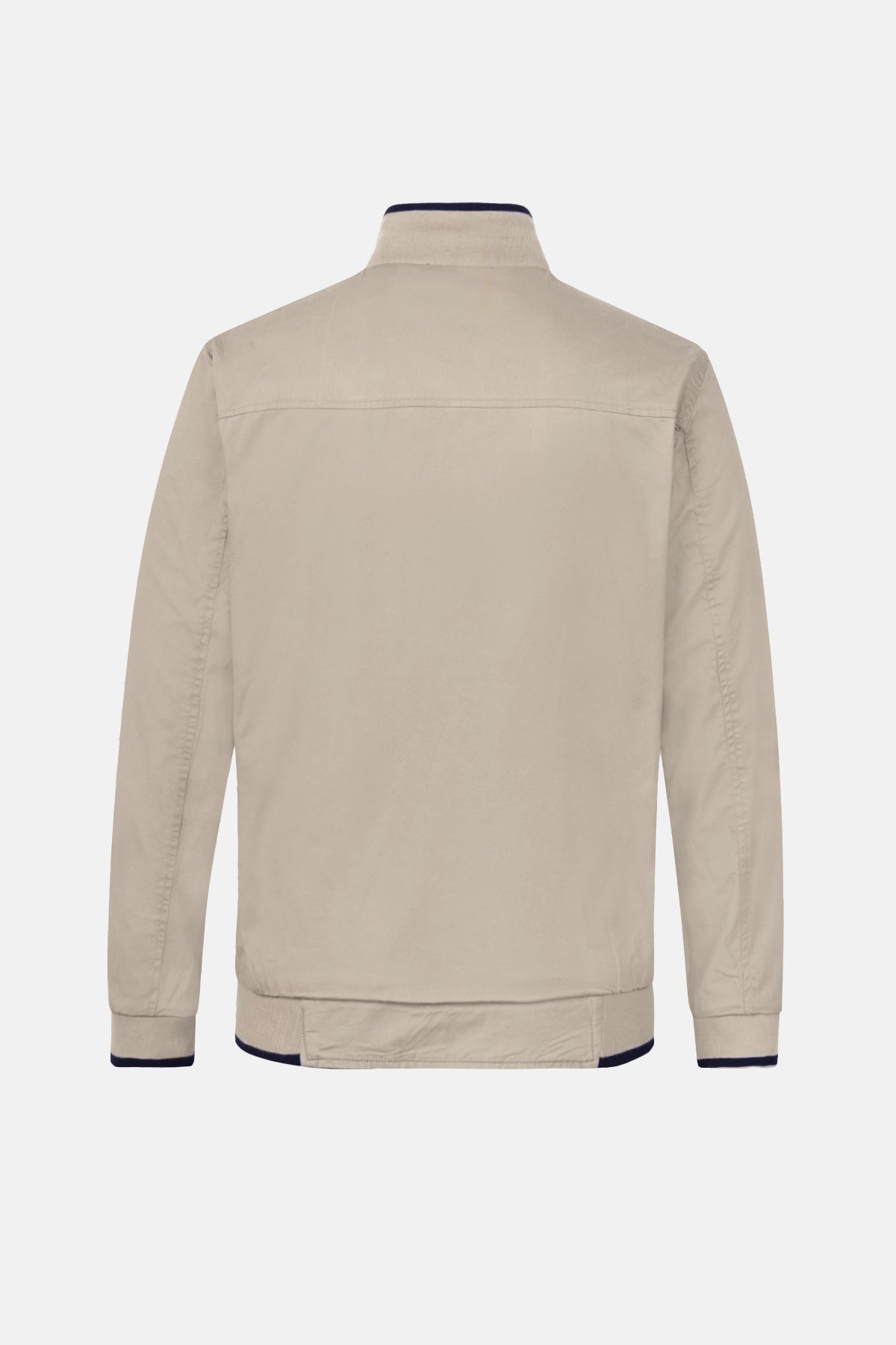 Beige & Navy double-face Waterproof Jacket