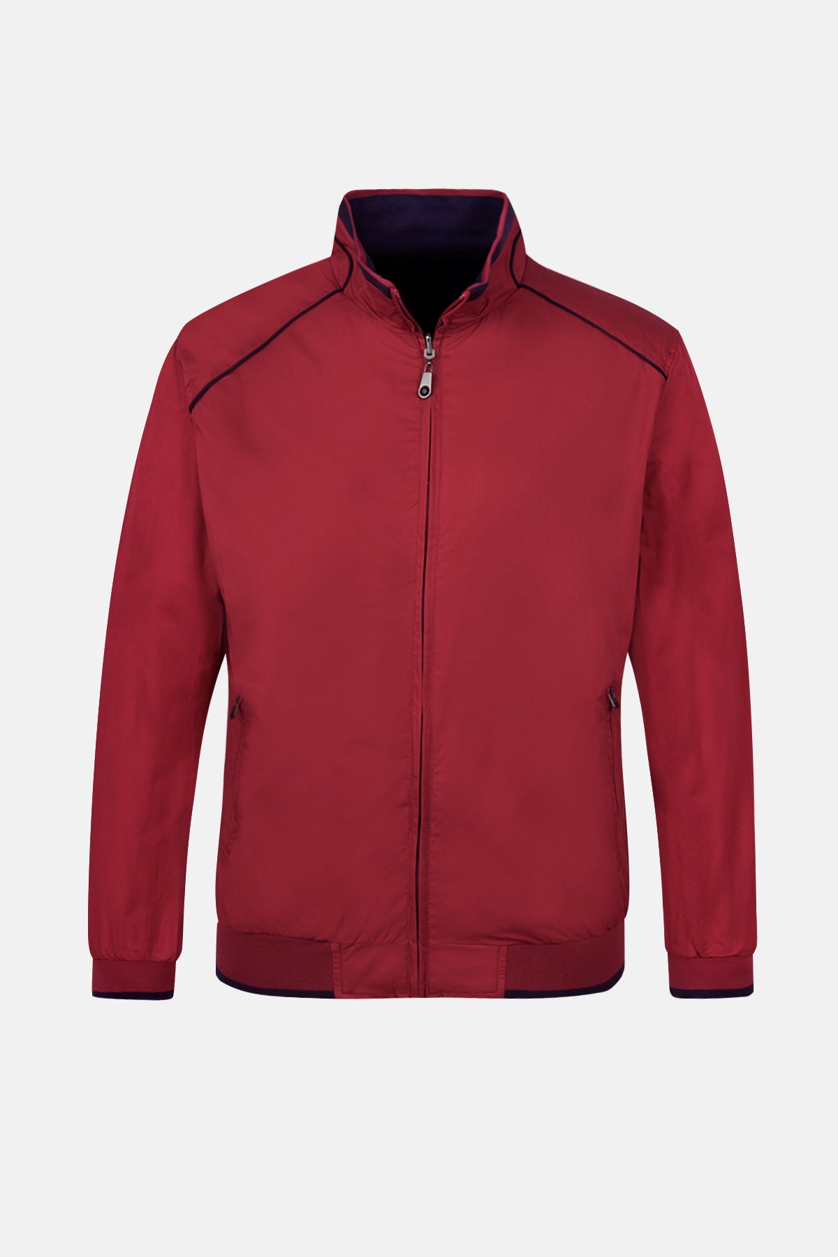 Dark-Red & Dark-Navy double-face Waterproof Jacket