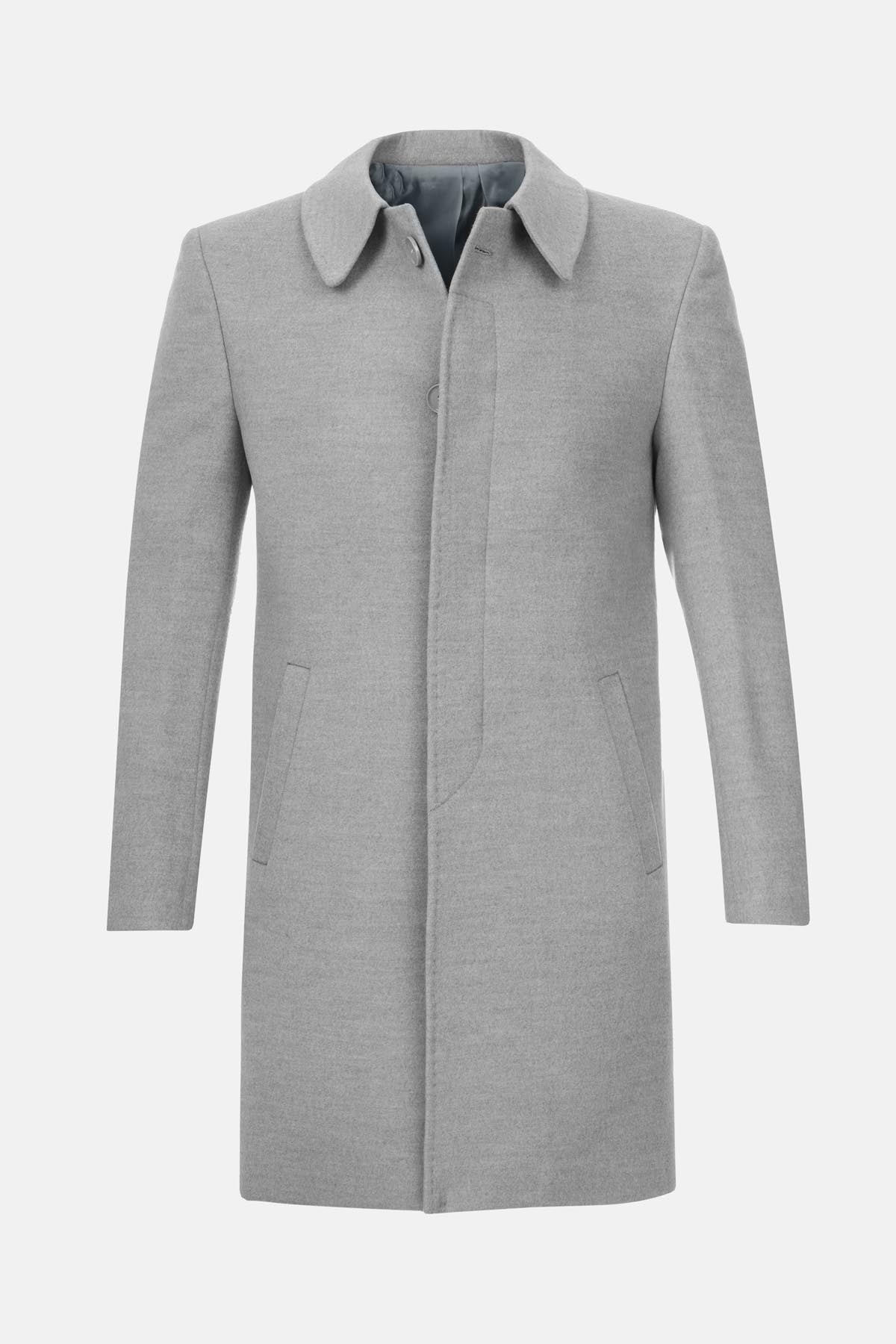 Mac Basic Long Light Gray Coat