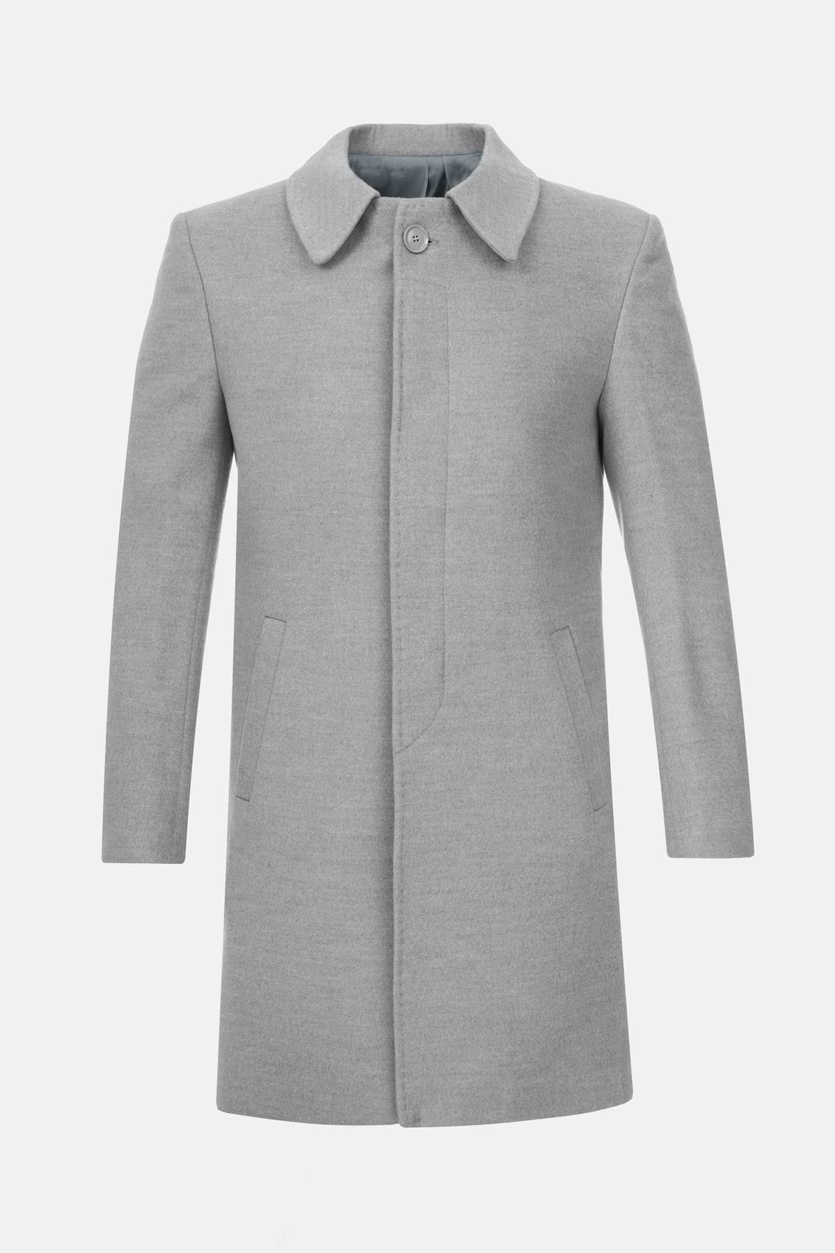 Mac Basic Long Light Gray Coat