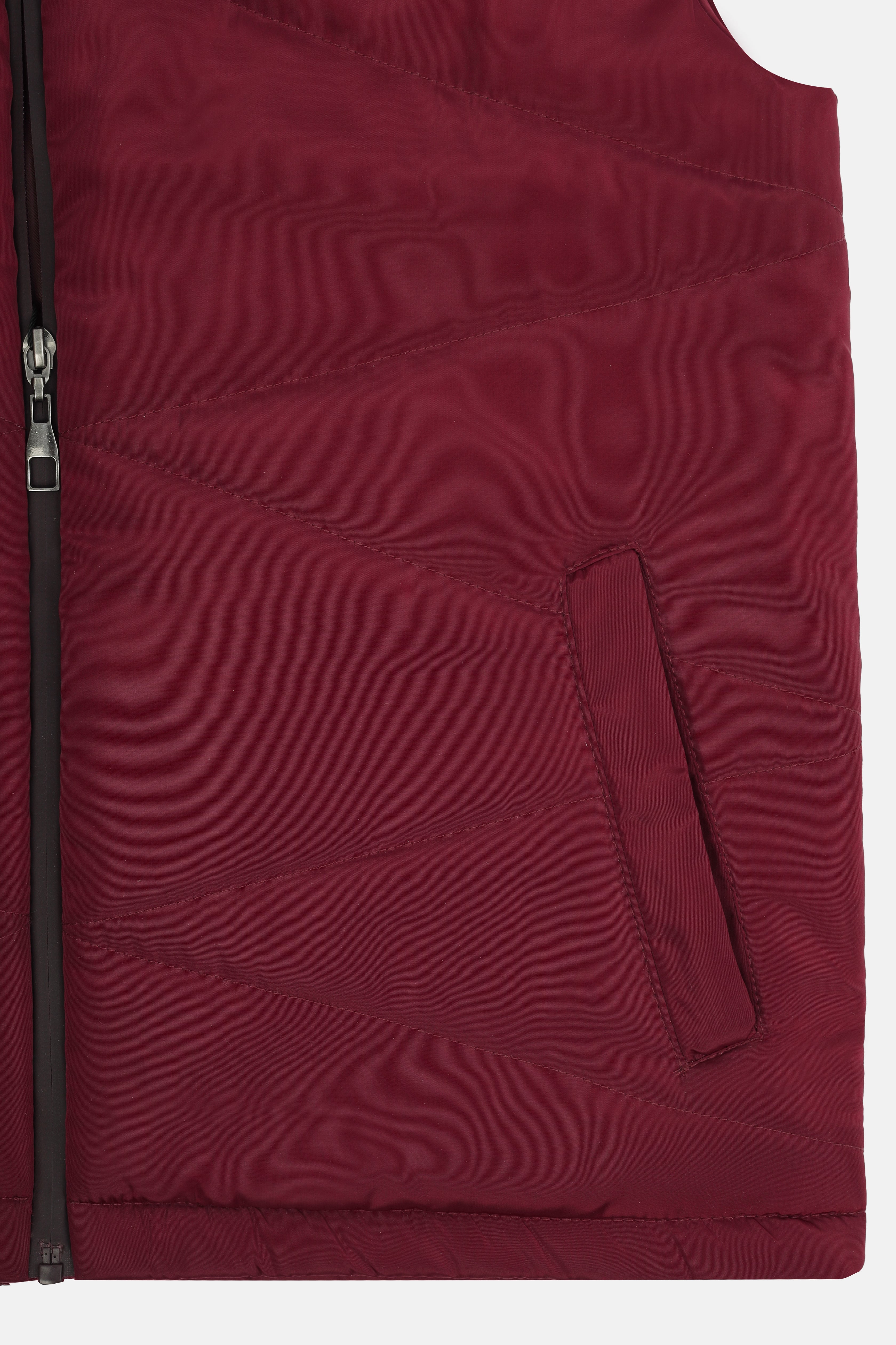 Waterproof Dark Red Vest Sweater