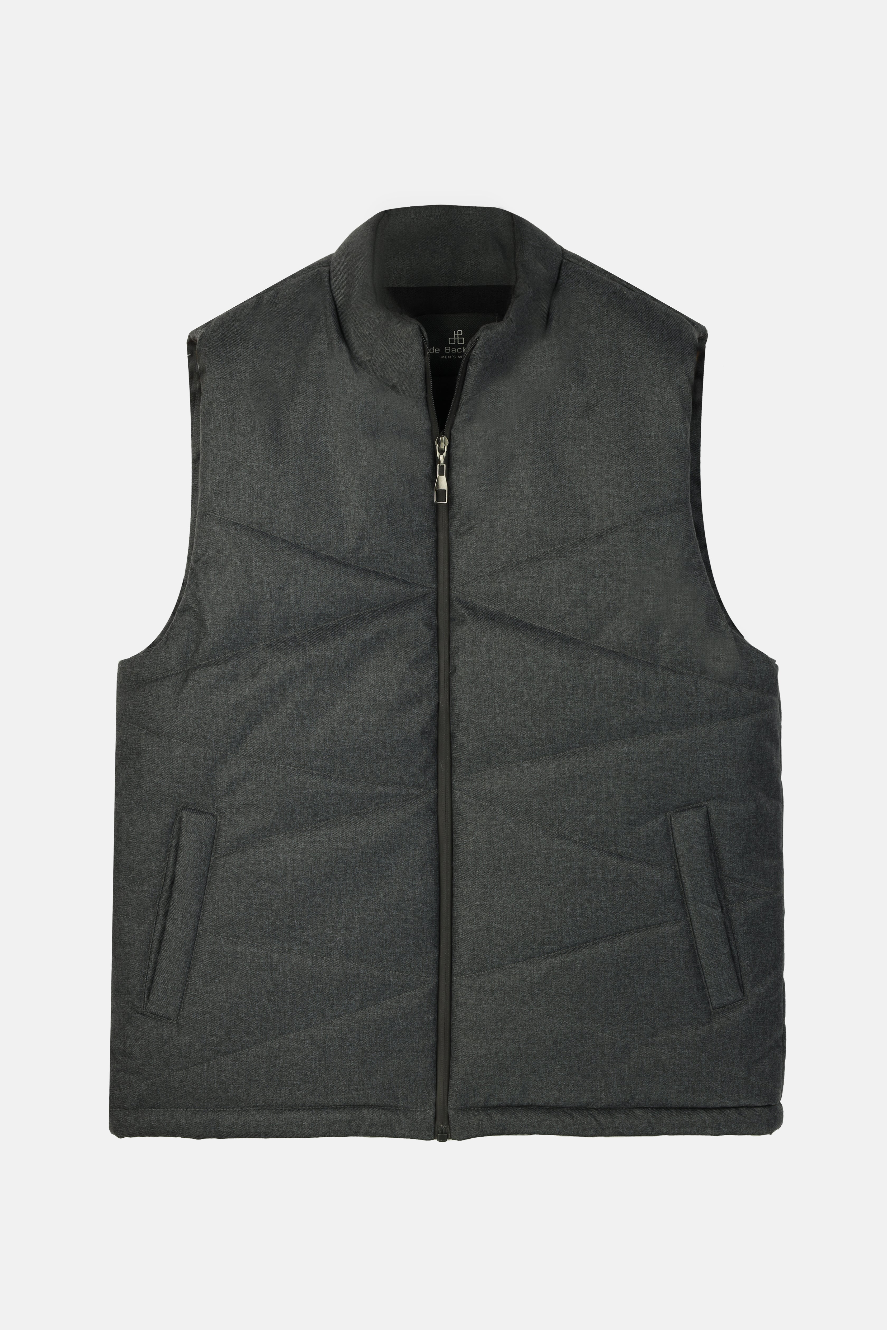 Waterproof Dark Gray Vest Sweater