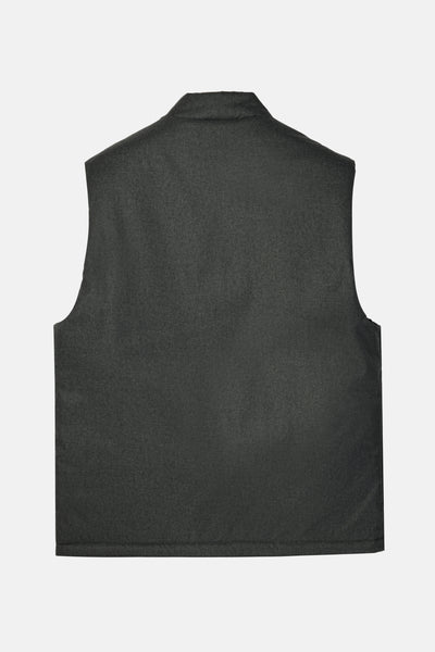 Waterproof Dark Gray Vest Sweater