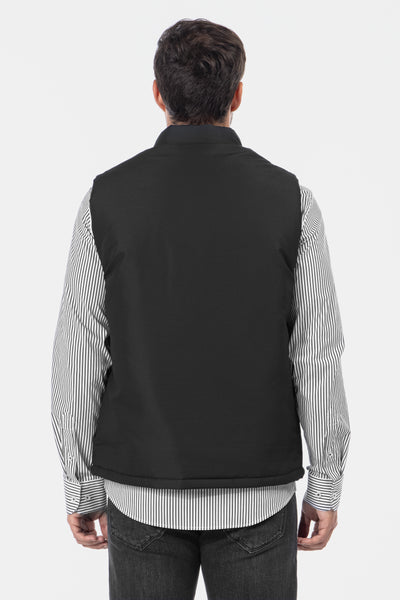 Waterproof Black Vest Sweater
