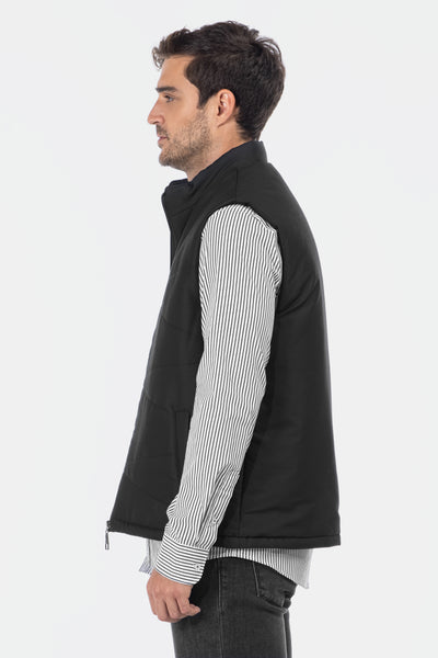 Waterproof Black Vest Sweater
