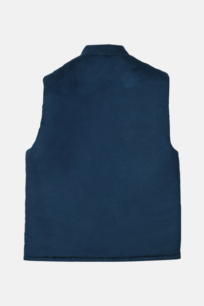 Velvet Blue Vest Sweater