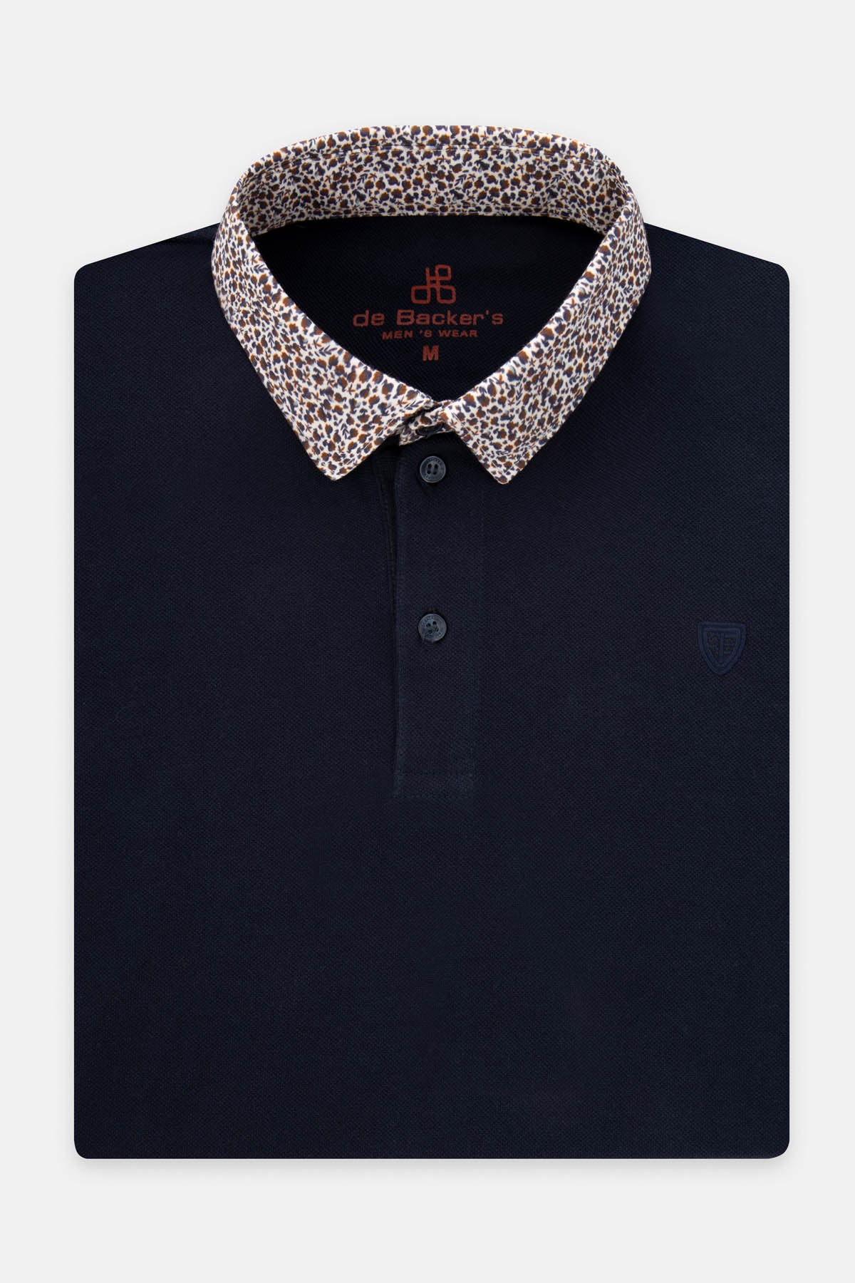 Pique Solid Dark Navy Cotton Polo