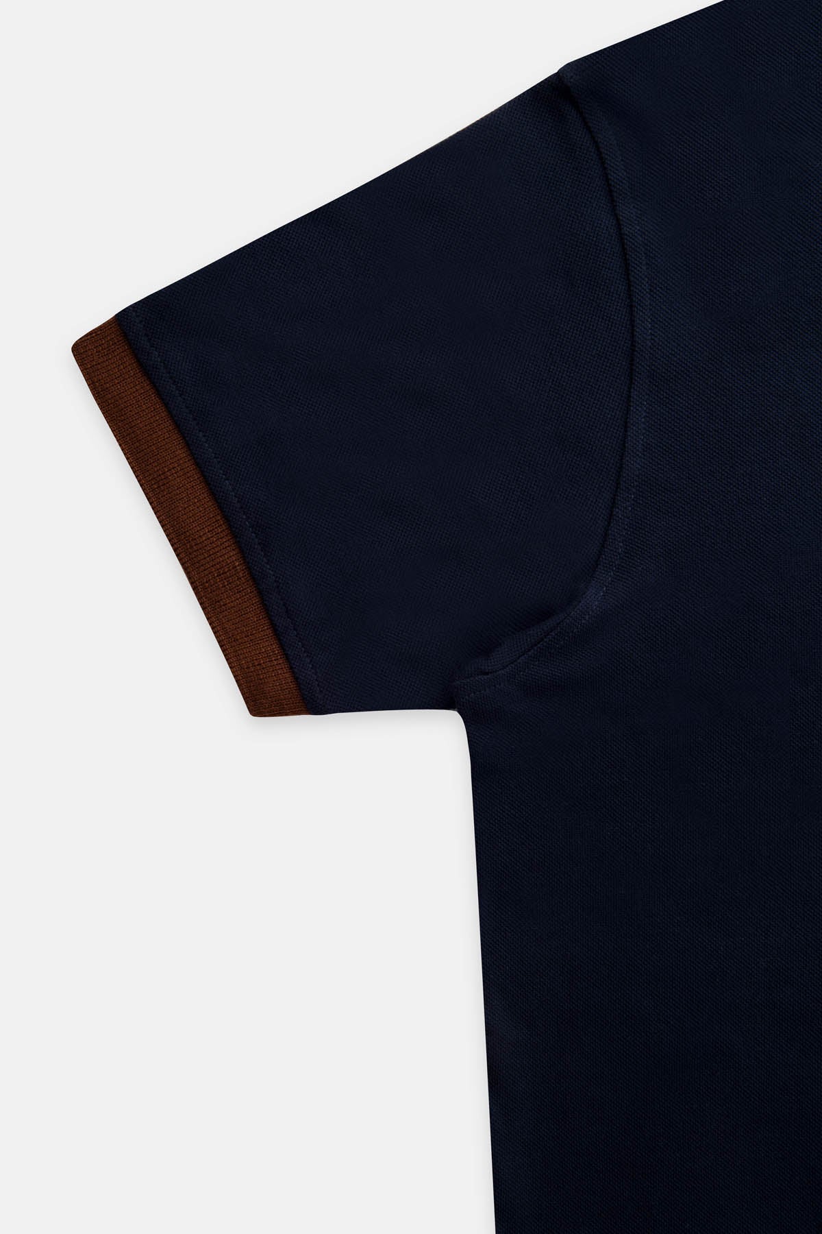 Pique Solid Dark Navy Cotton Polo