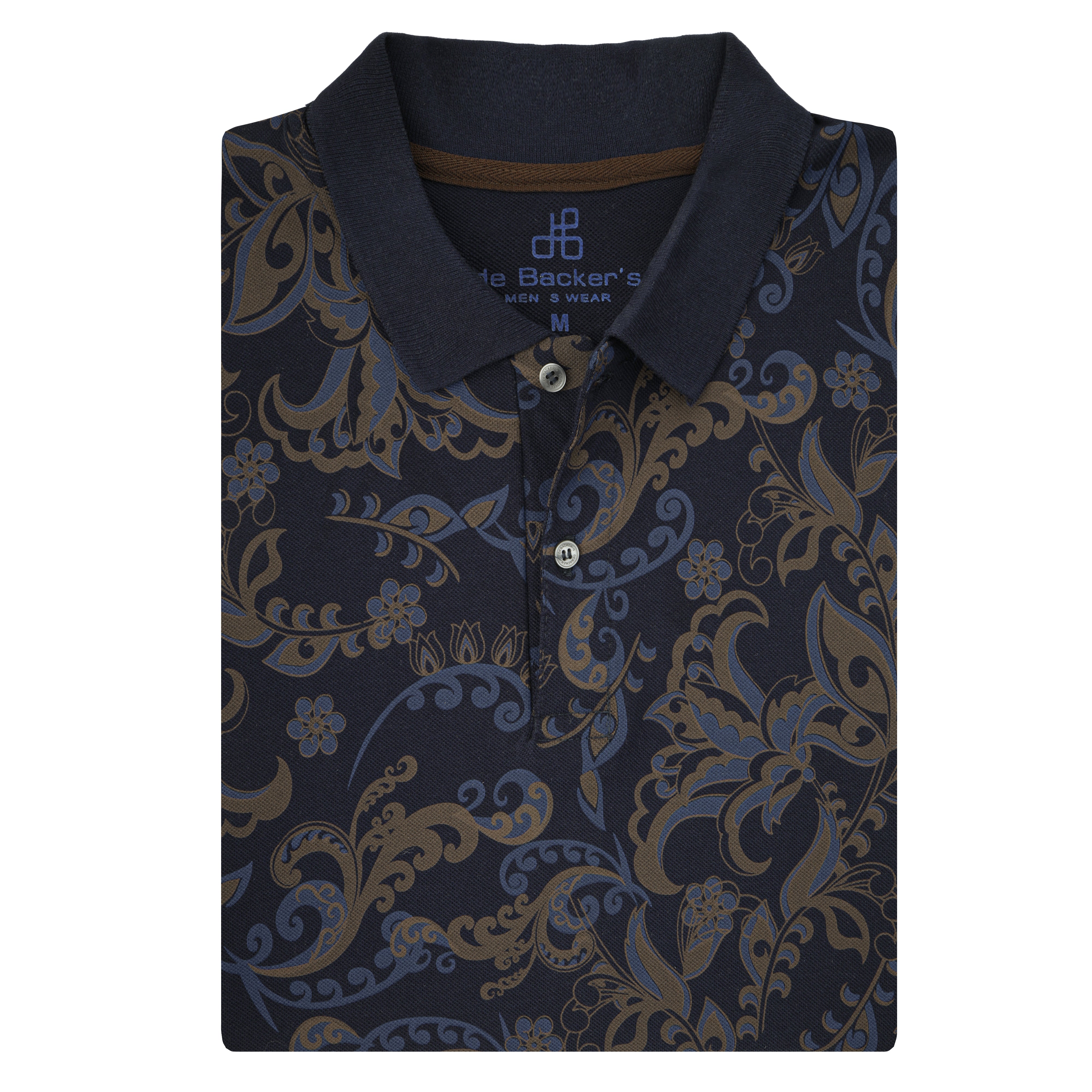 Navy Pique Polo Shirt