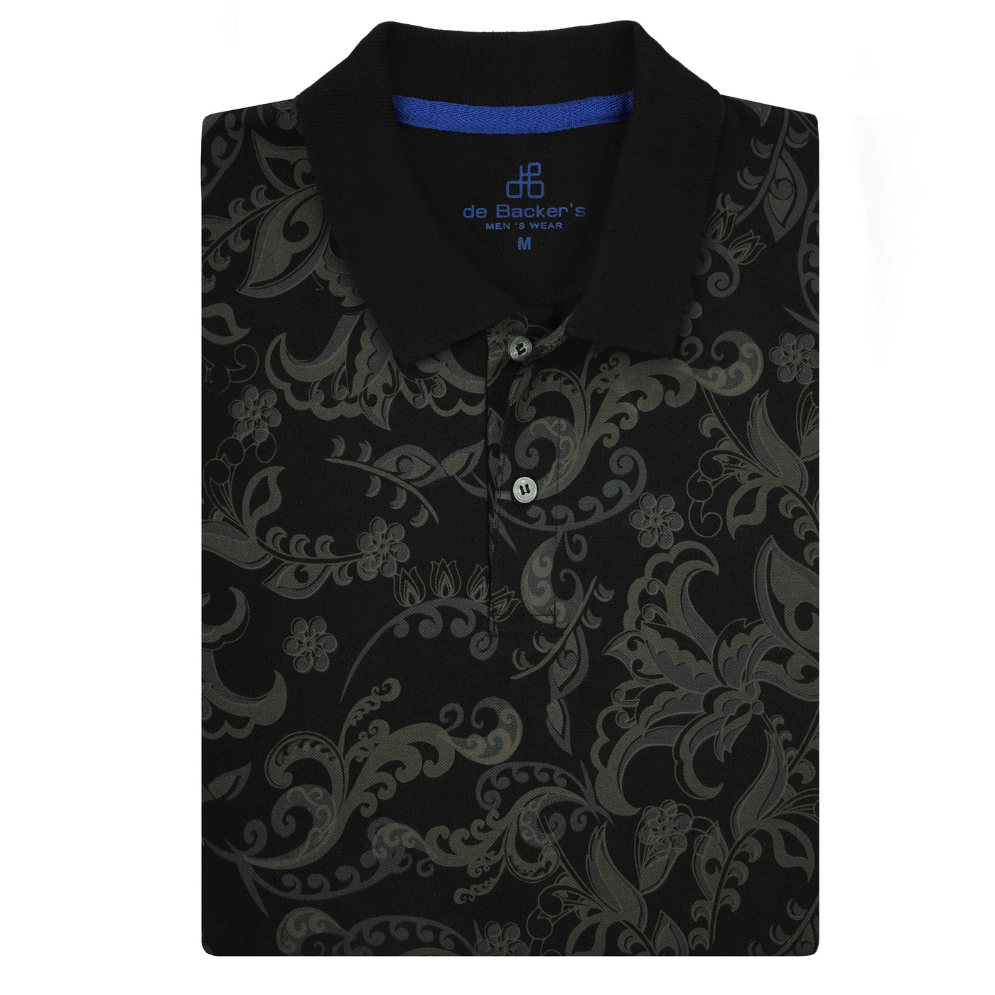 Black Pique Polo Shirt