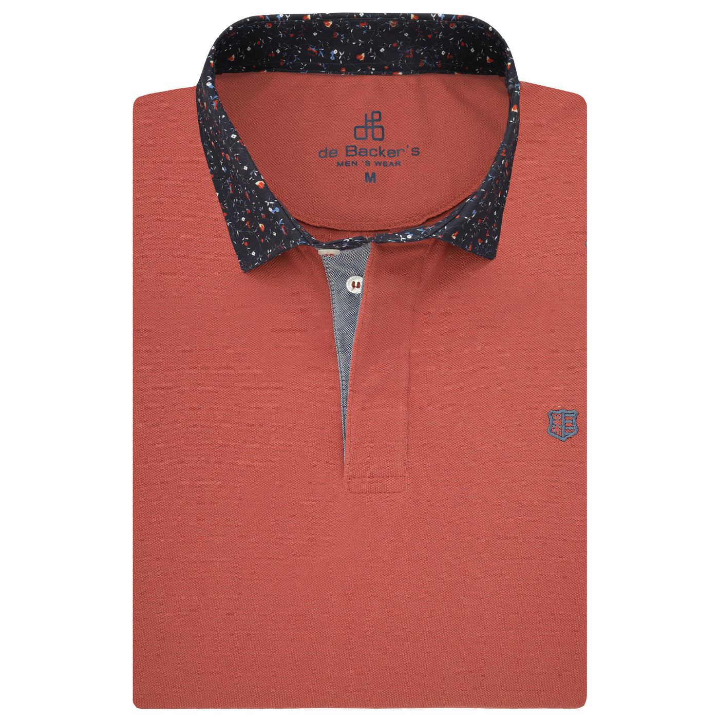 Pique Red Wood Polo