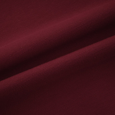 Pique Solid Madder Red Cotton Polo