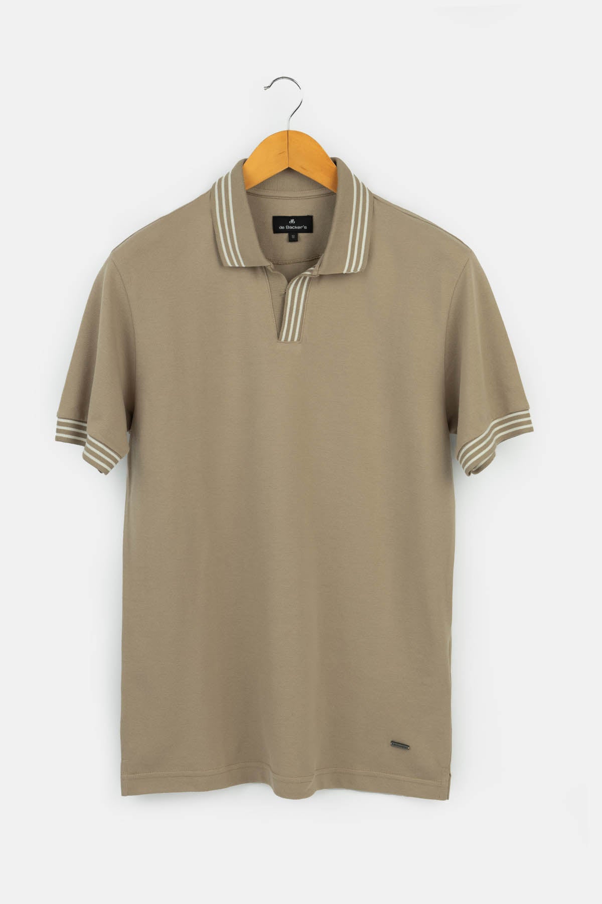 Pique Solid Beige Polo