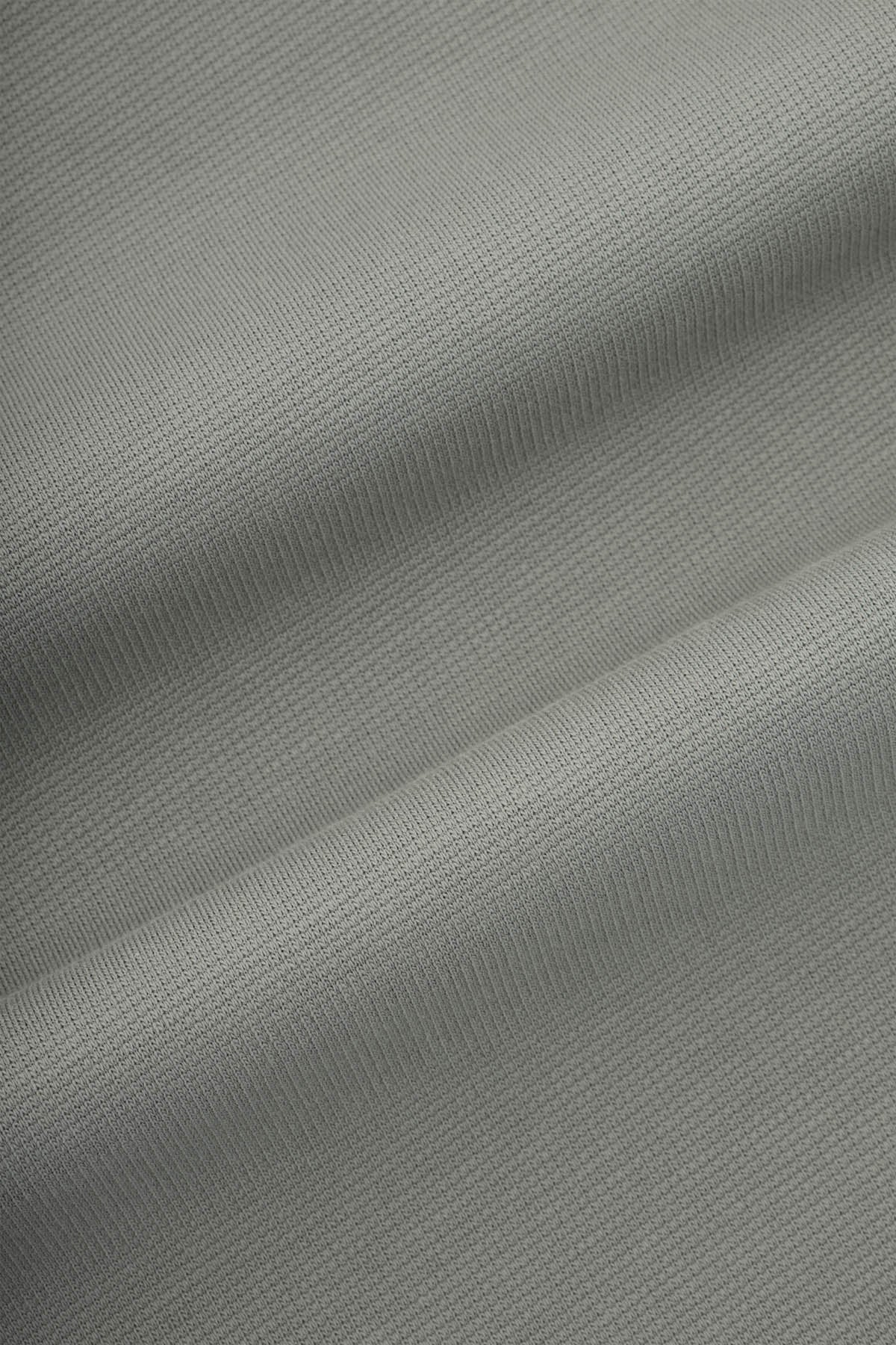 Pique Gray Solid  Polo