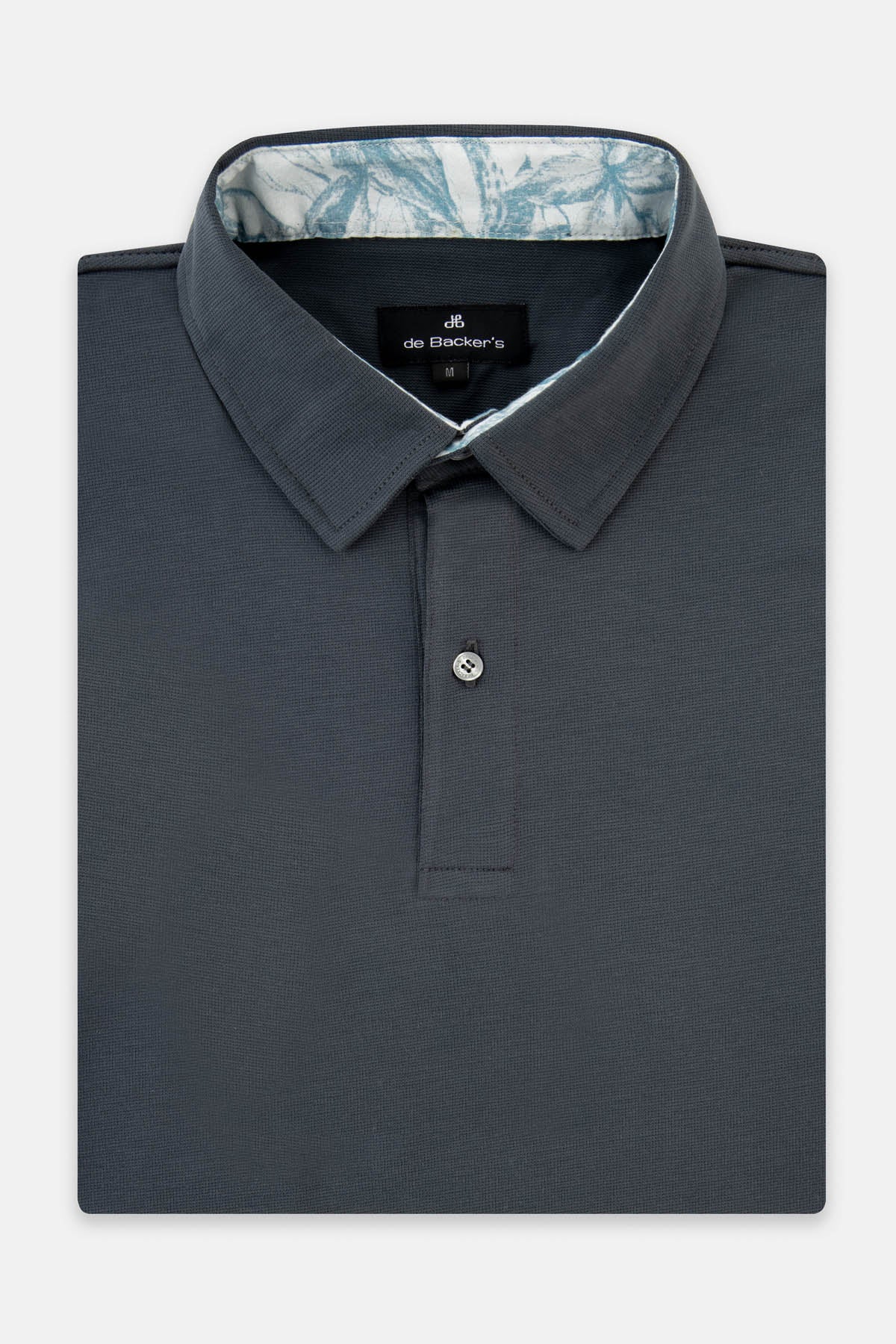 Pique Solid Dark Gray Polo