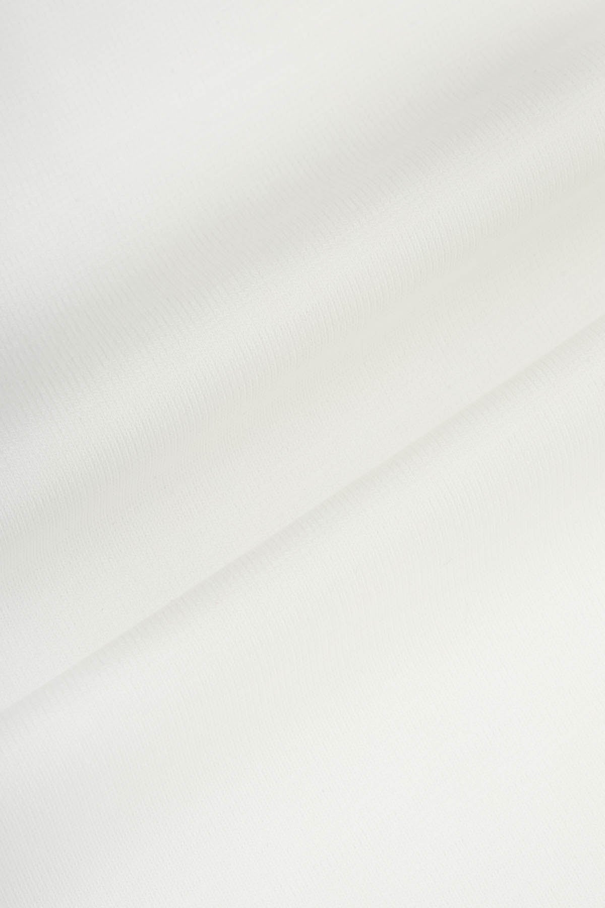 Solid Pique White Polo - 4