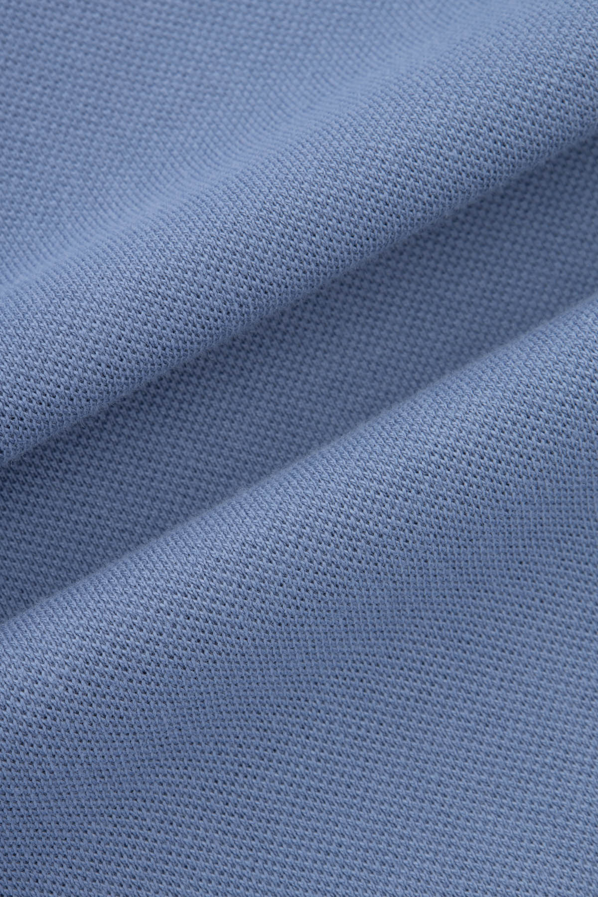 Solid Pique Glaucous Blue Polo