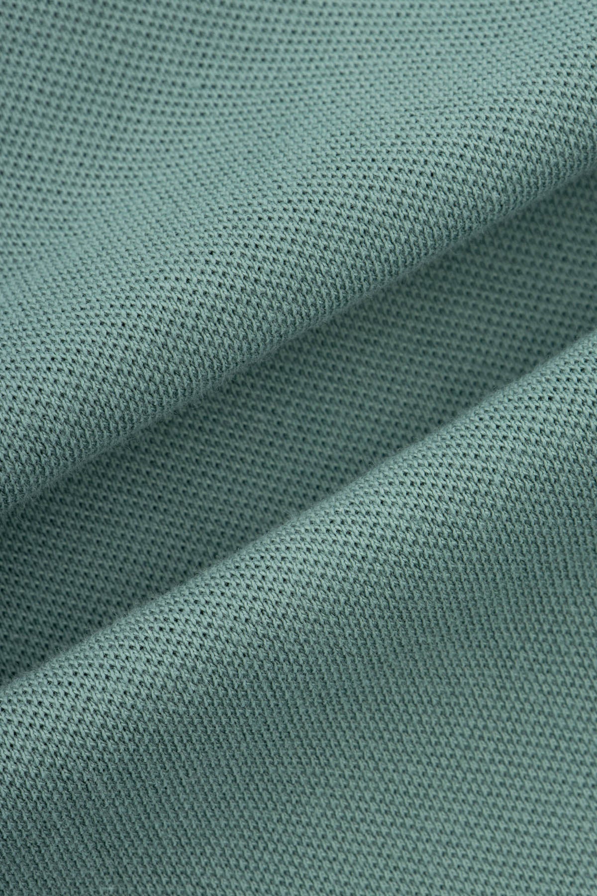 Solid Pique Green Polo - 4