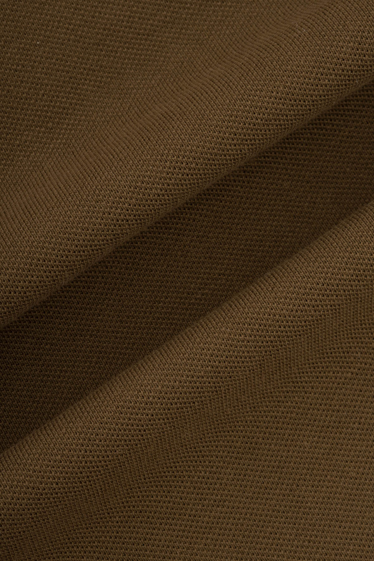 Solid Pique Kobicha Brown Polo