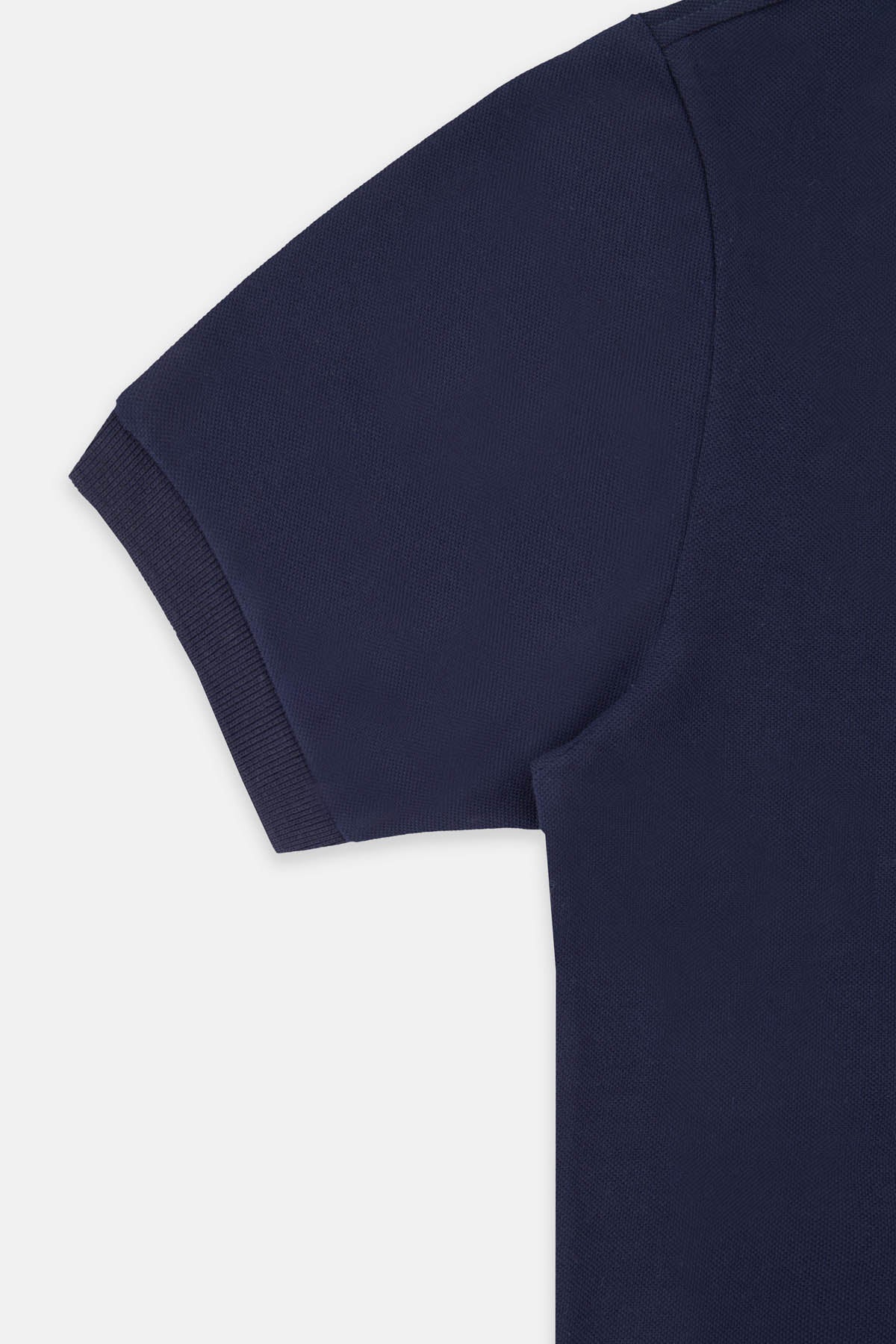Solid Pique Dark Navy Polo - 3