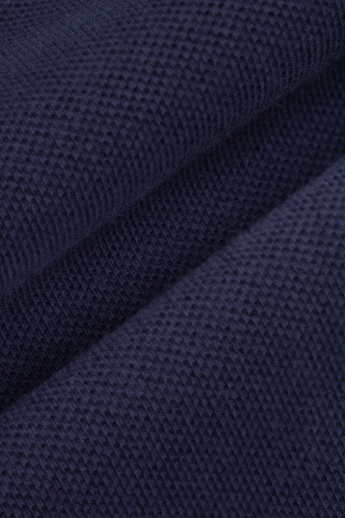 Solid Pique Dark Navy Polo - 4