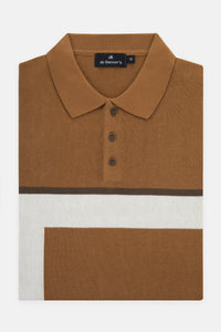 Trio-Colored Knitted Hazel Polo - 1