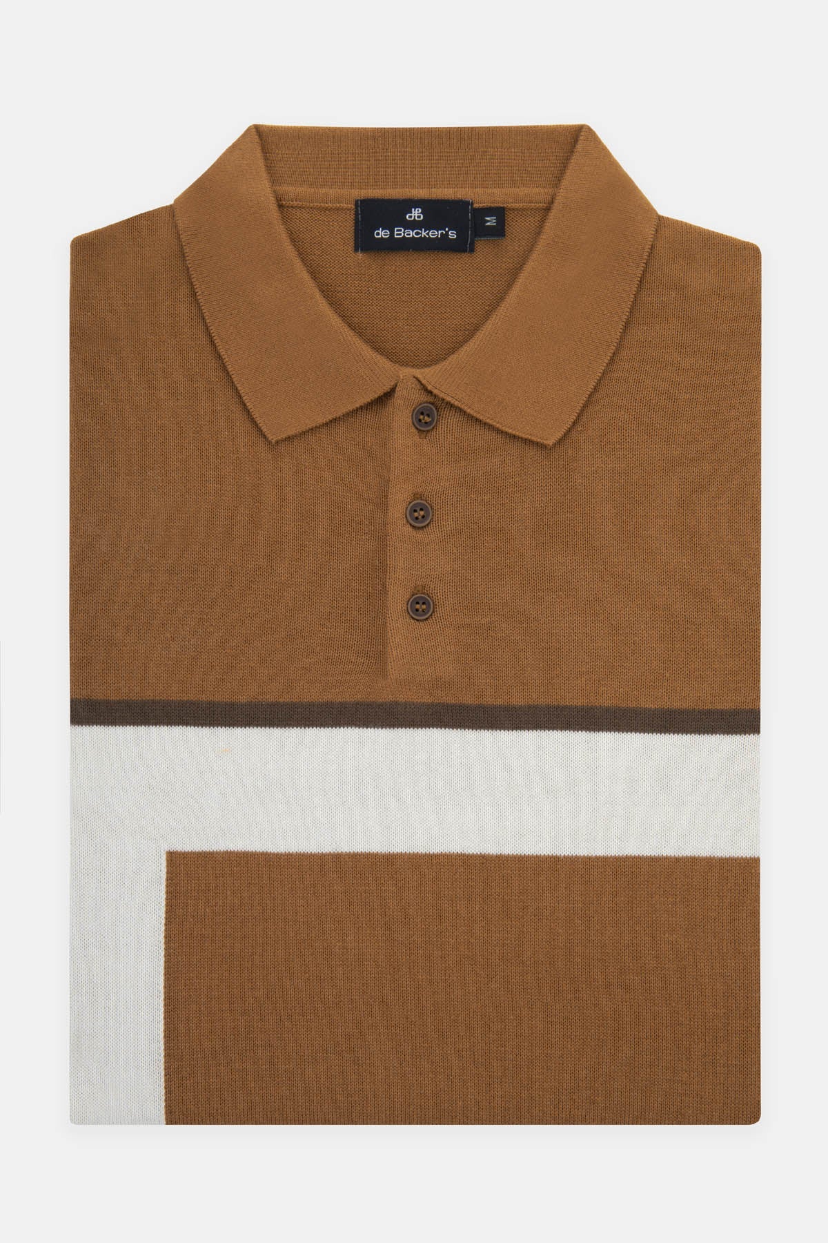 Trio-Colored Knitted Hazel Polo