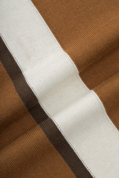 Trio-Colored Knitted Hazel Polo
