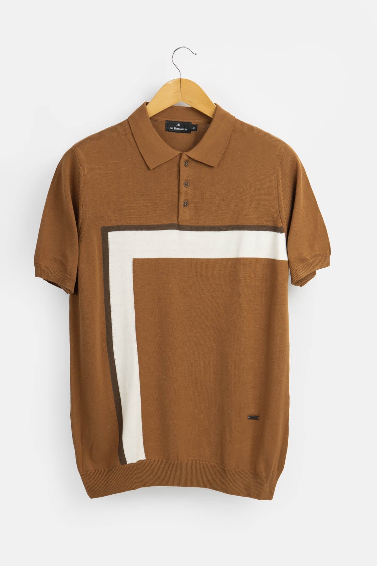 Trio-Colored Knitted Hazel Polo