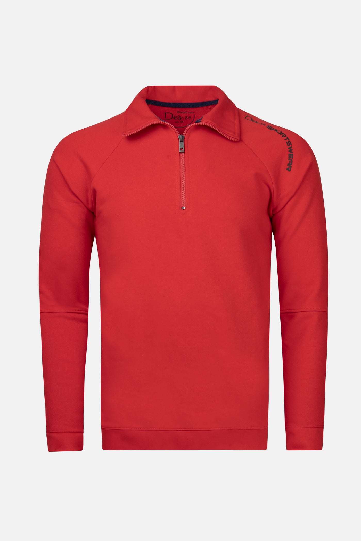 Red half zip Sweatshirt