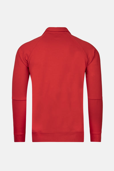 Red half zip Sweatshirt