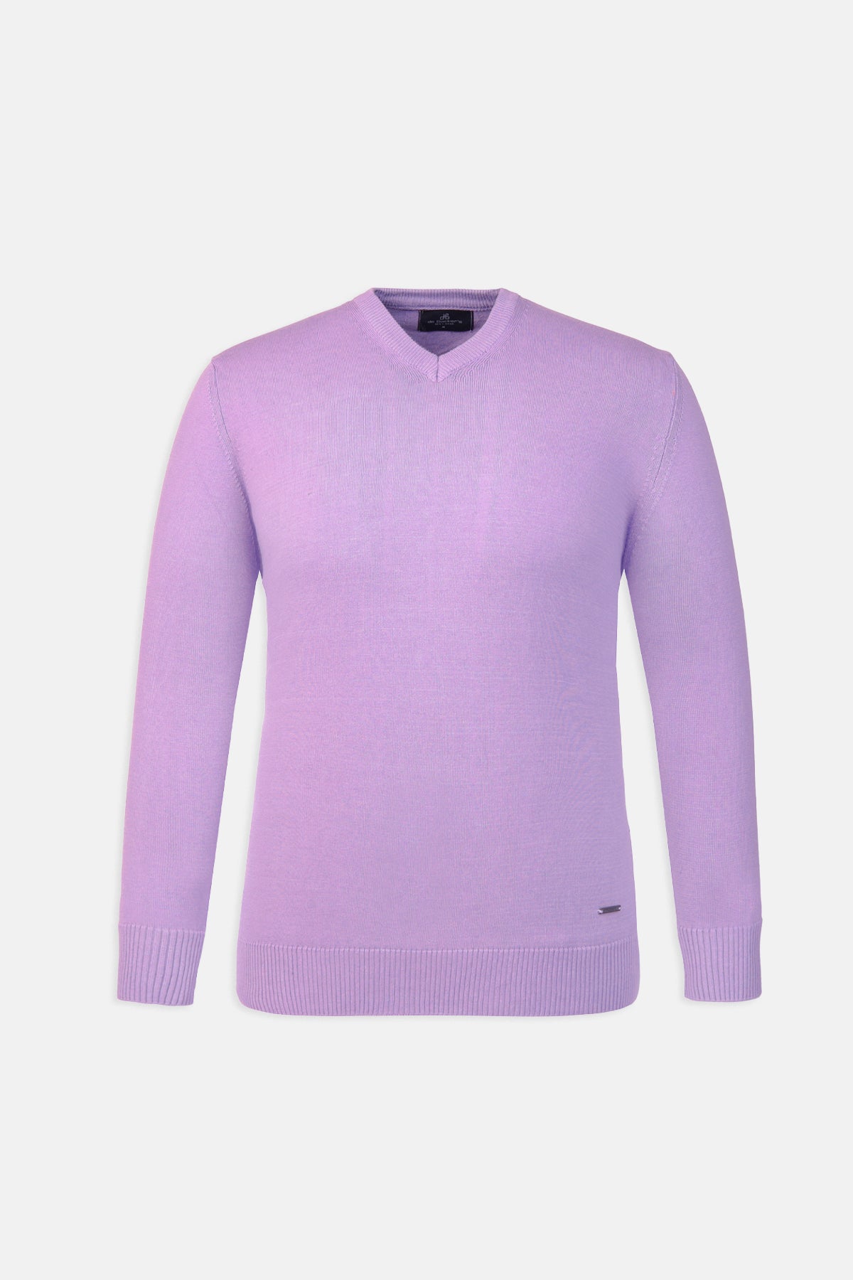 Mauve V-Neck Pullover