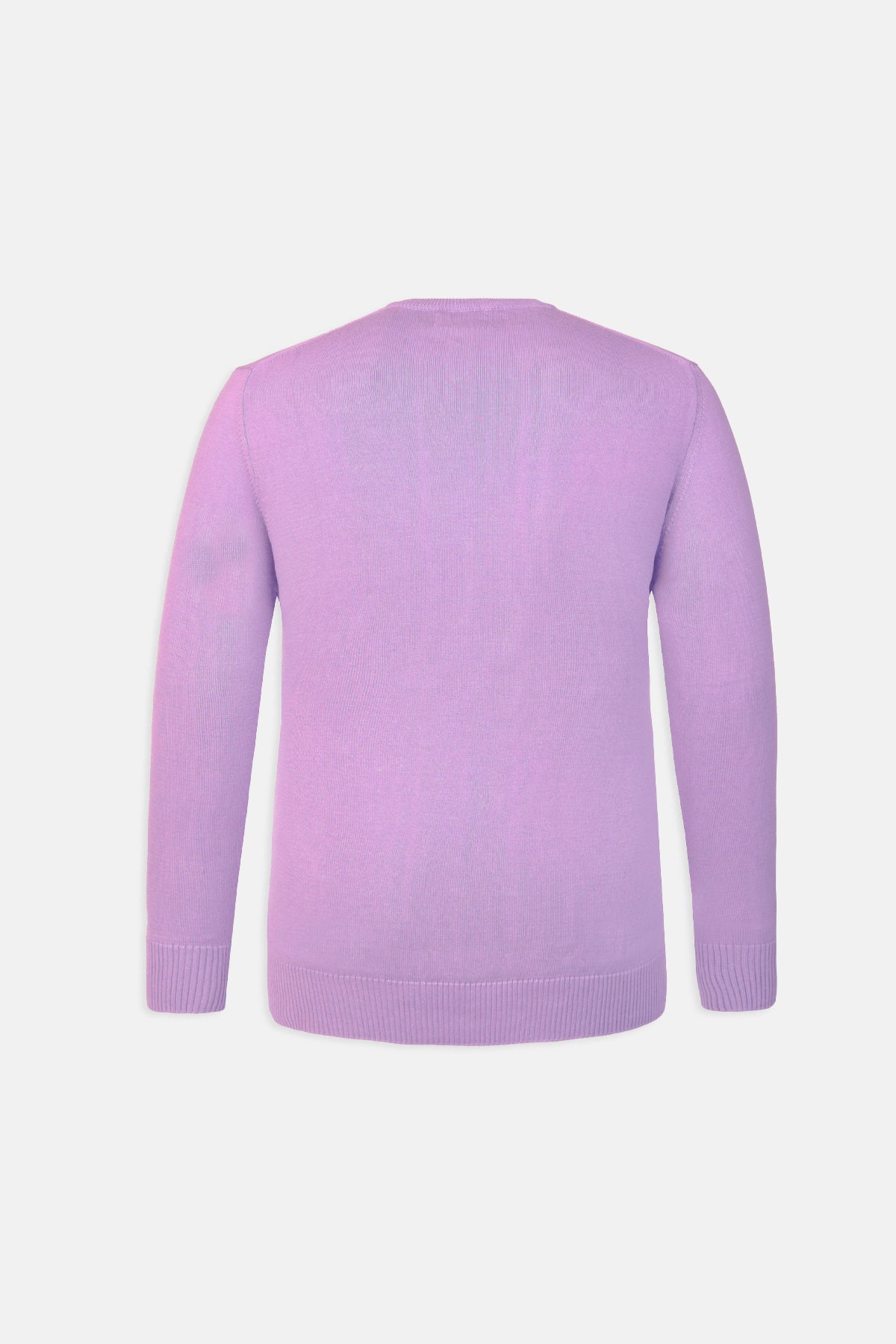 Mauve V-Neck Pullover