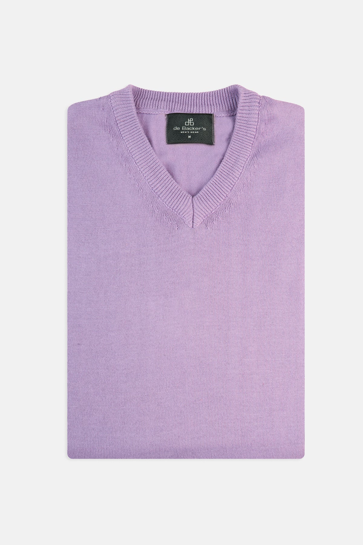 Mauve V-Neck Pullover